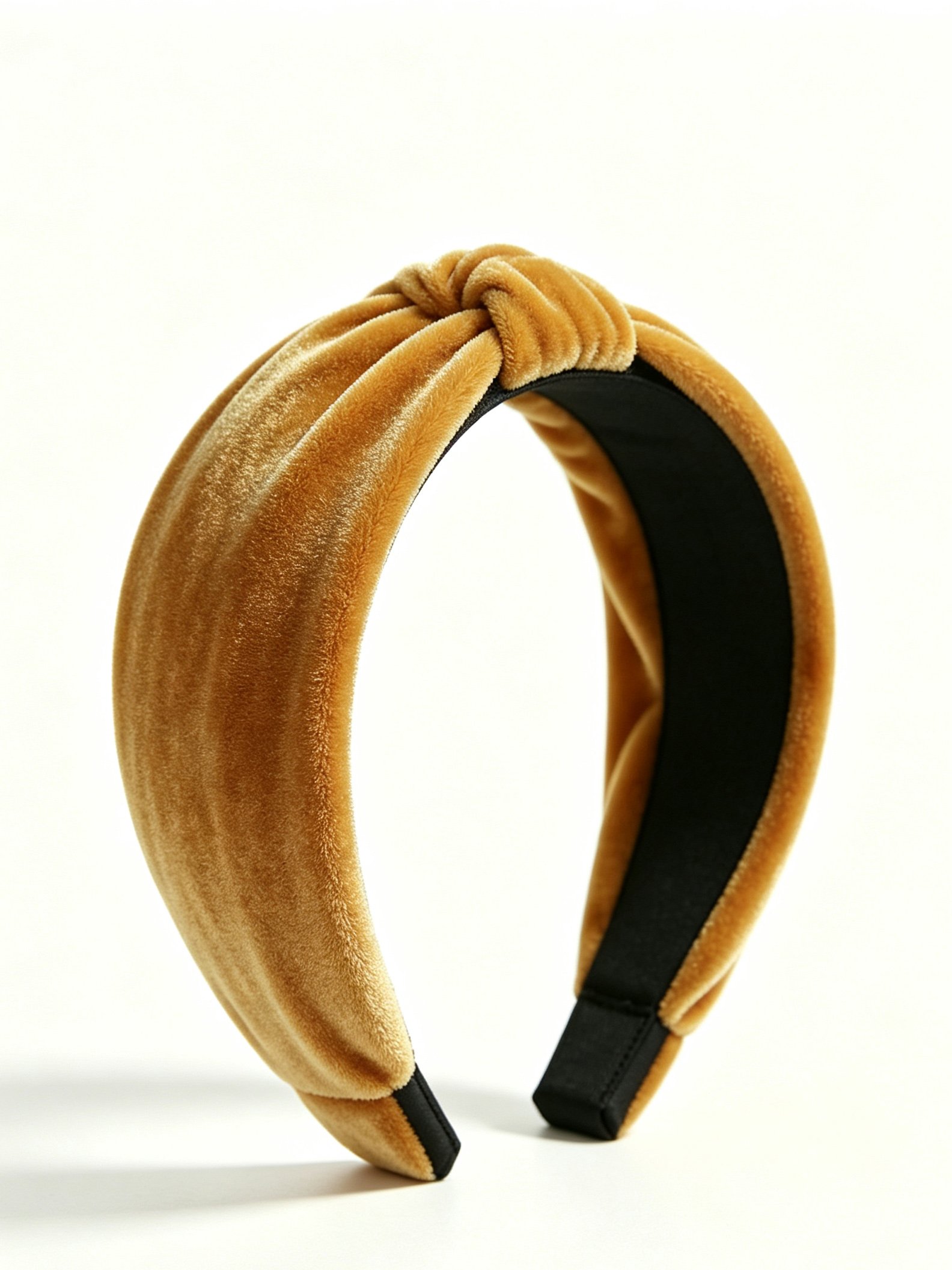 طوق شعر أصفر سادة