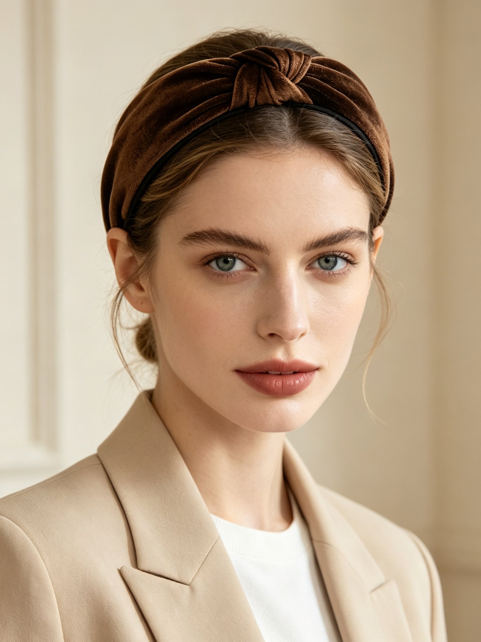 French Style Wide Knotted Headband