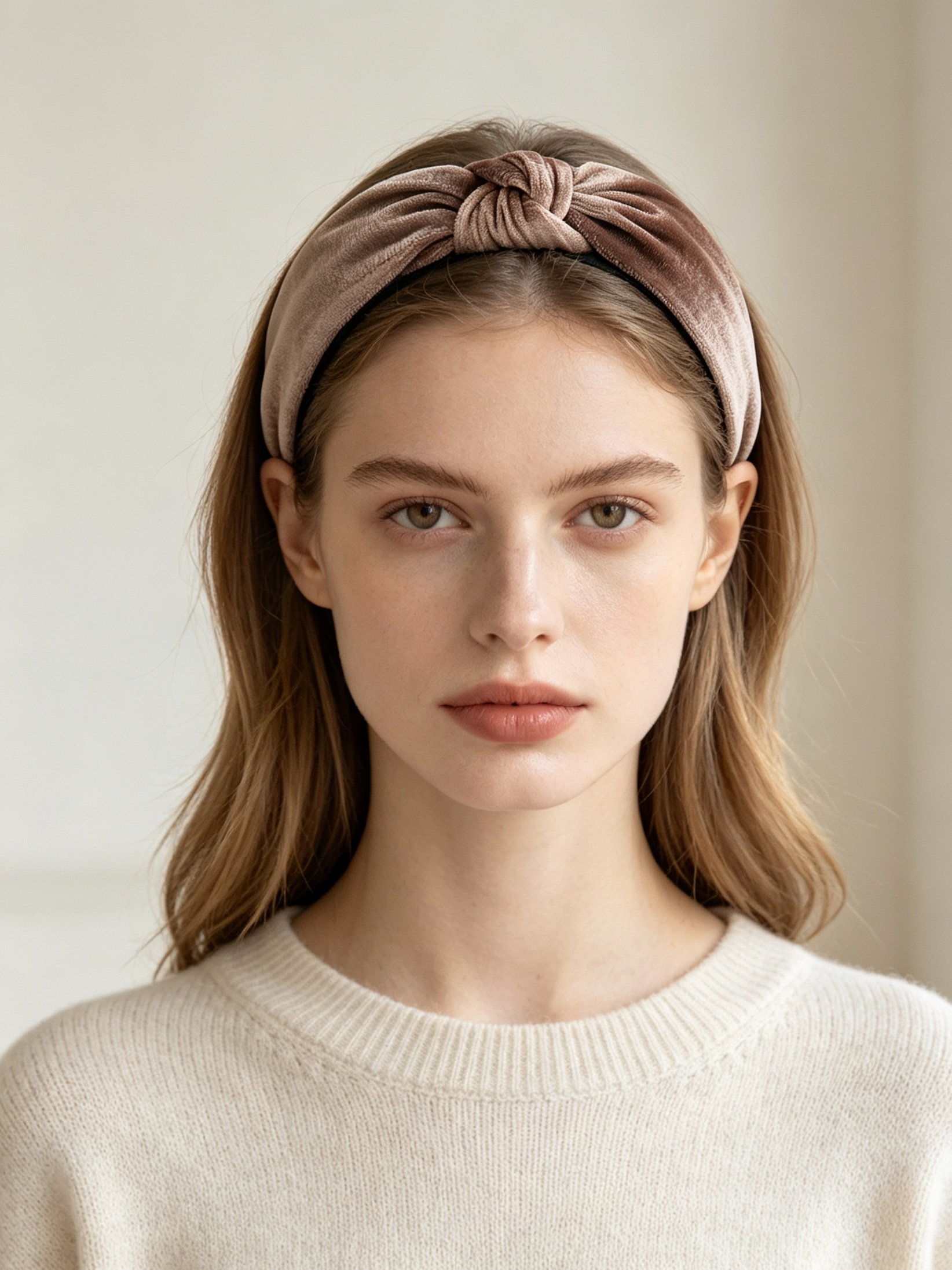French Style Wide Knotted Headband