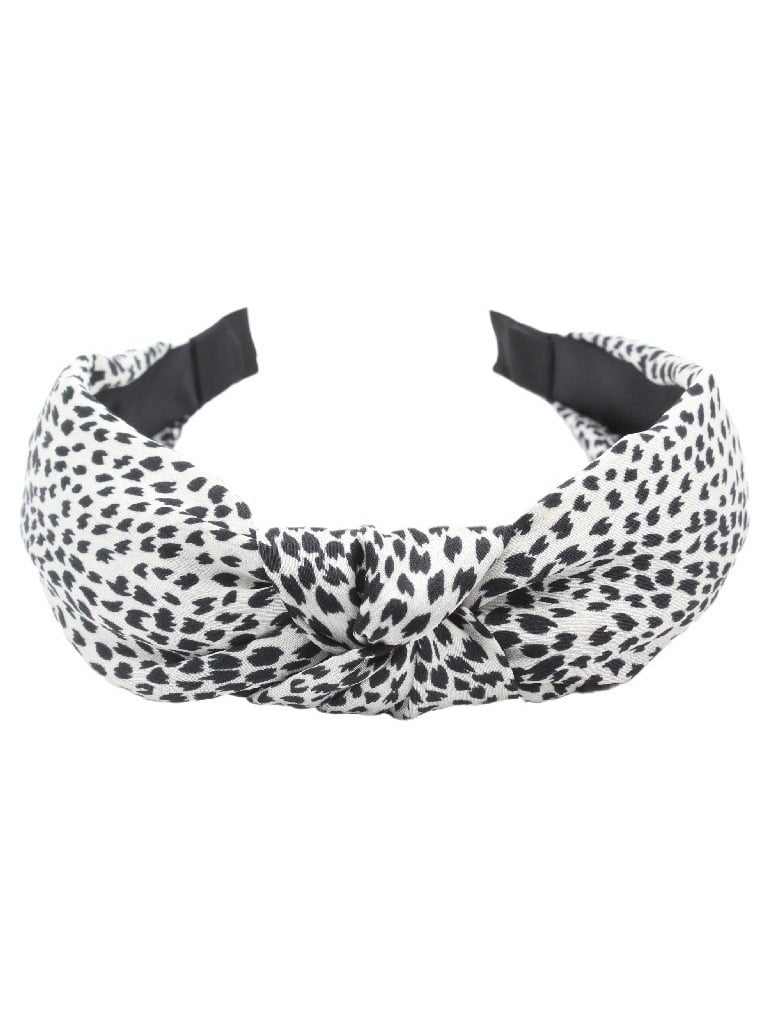 Vintage Leopard Knotted Headband