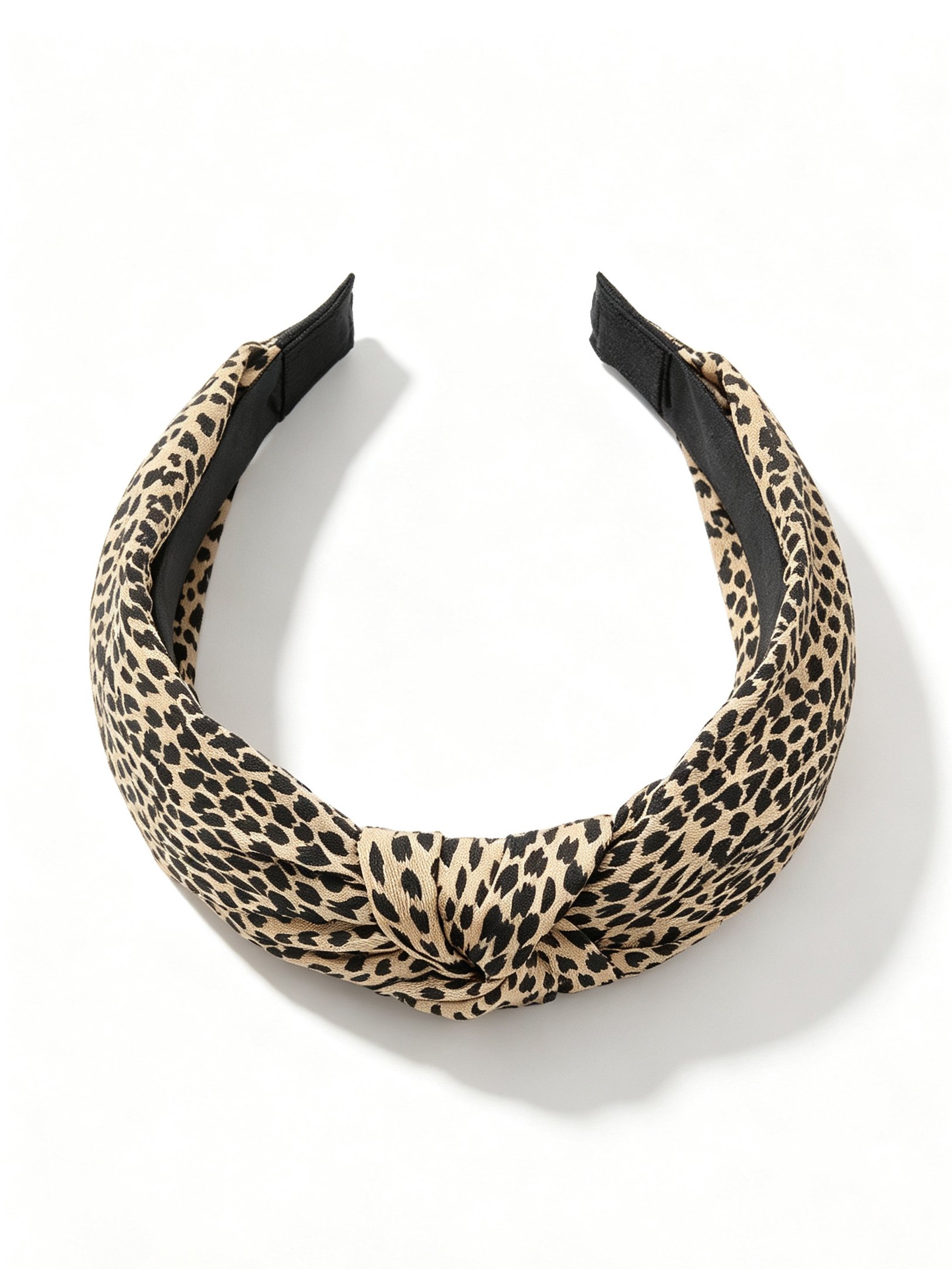 Vintage Leopard Knotted Headband