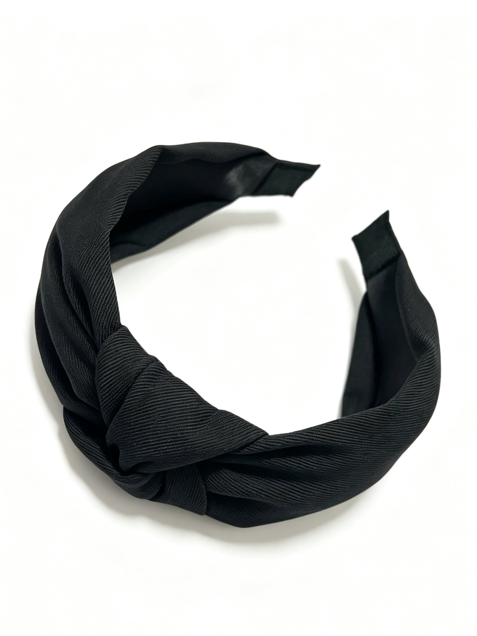 Twill Solid Color Knotted Headband