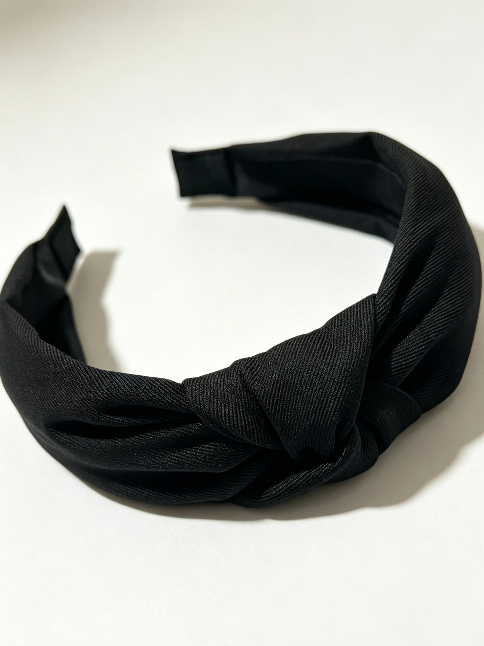 Twill Solid Color Knotted Headband