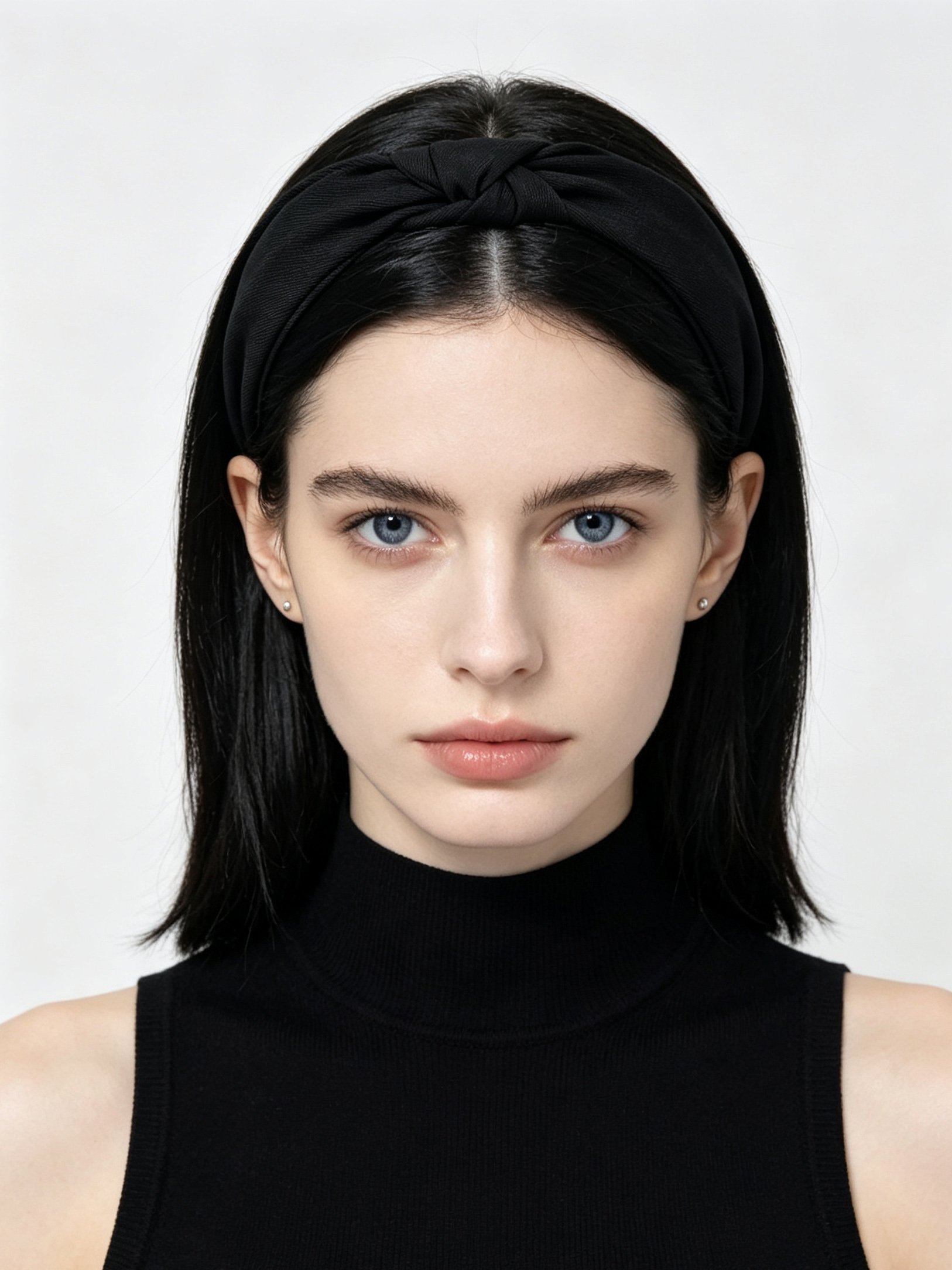 Twill Solid Color Knotted Headband