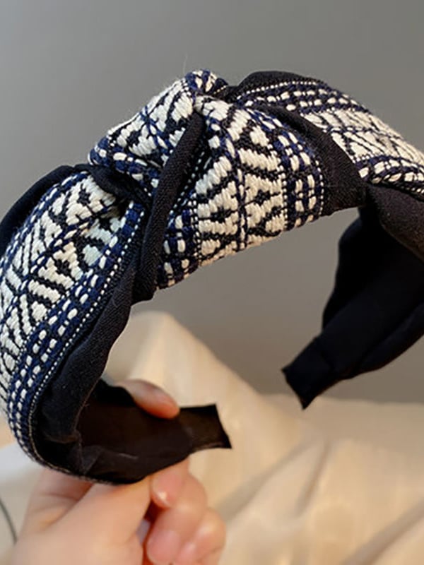 Korean Style Vintage Wide Knotted Headband
