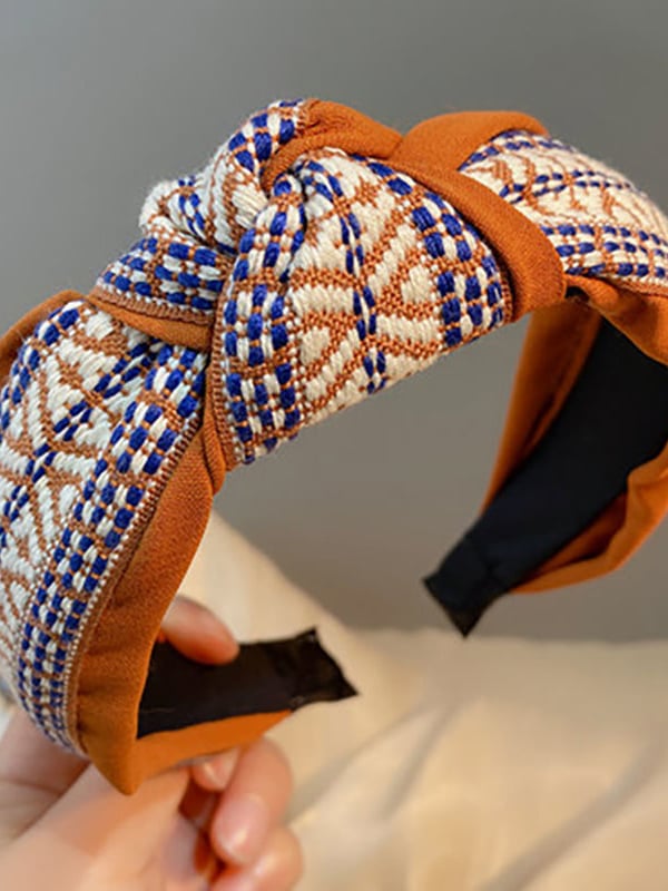 Korean Style Vintage Wide Knotted Headband