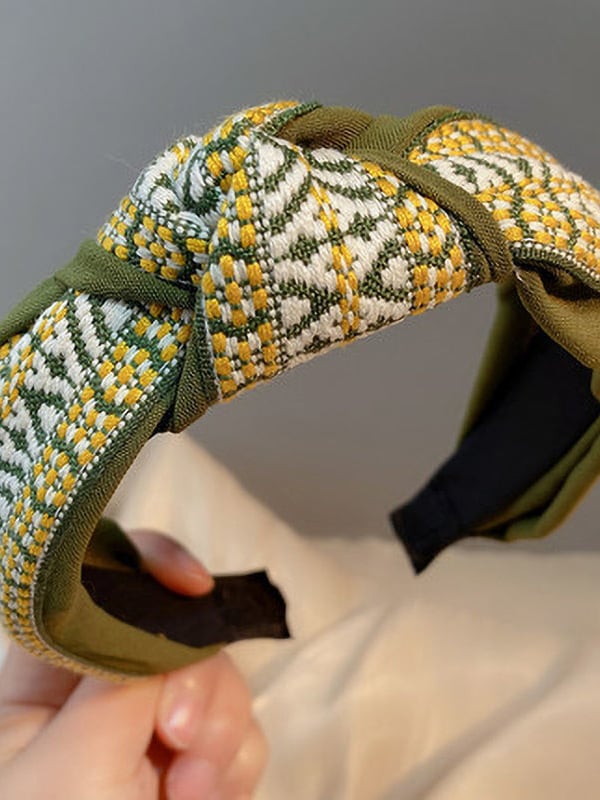 Korean Style Vintage Wide Knotted Headband