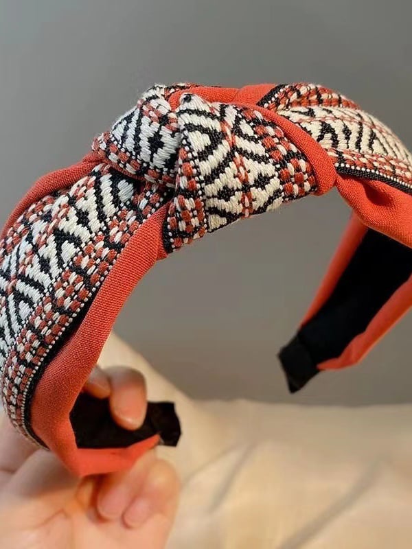 Korean Style Vintage Wide Knotted Headband