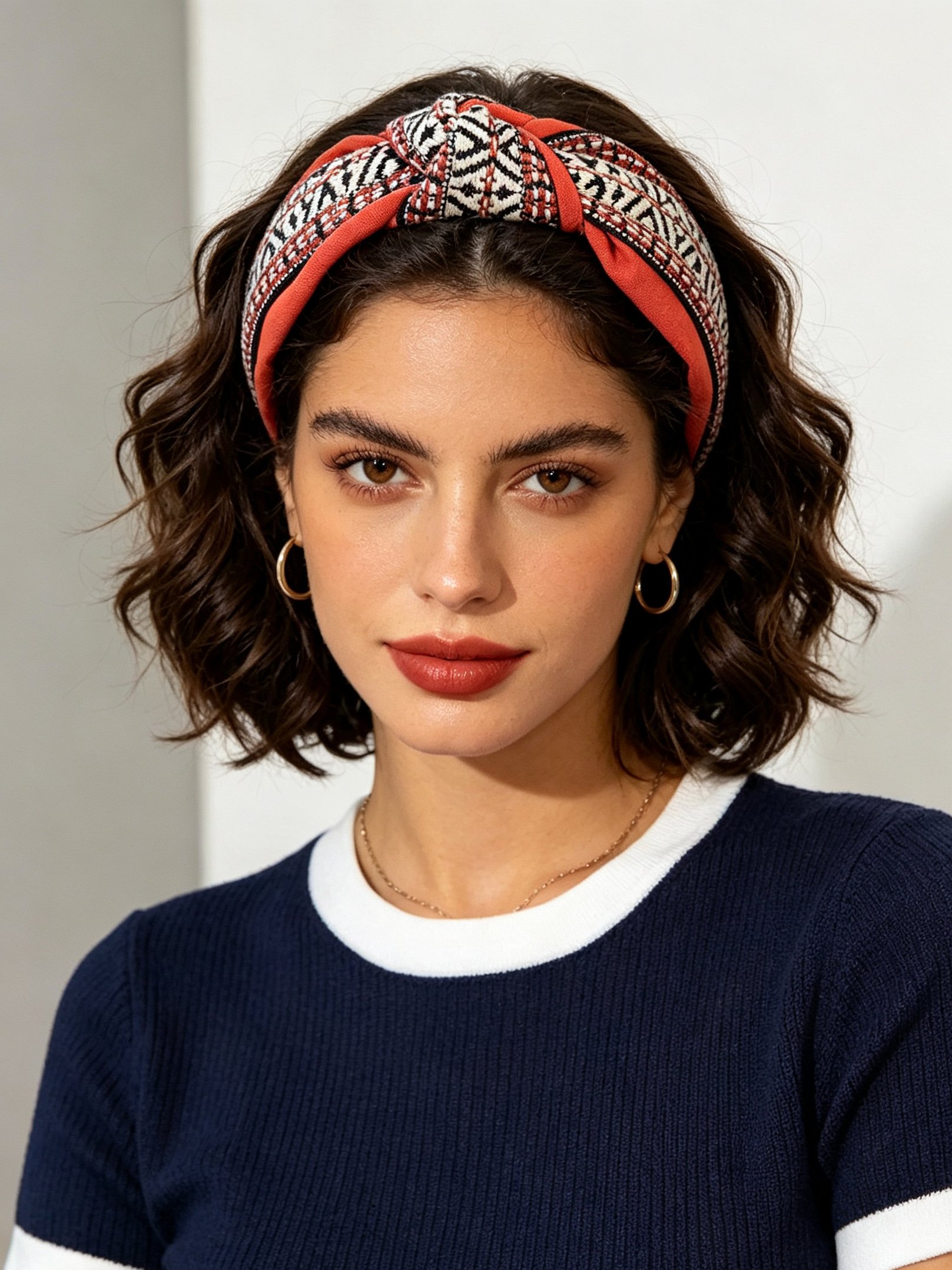 Korean Style Vintage Wide Knotted Headband