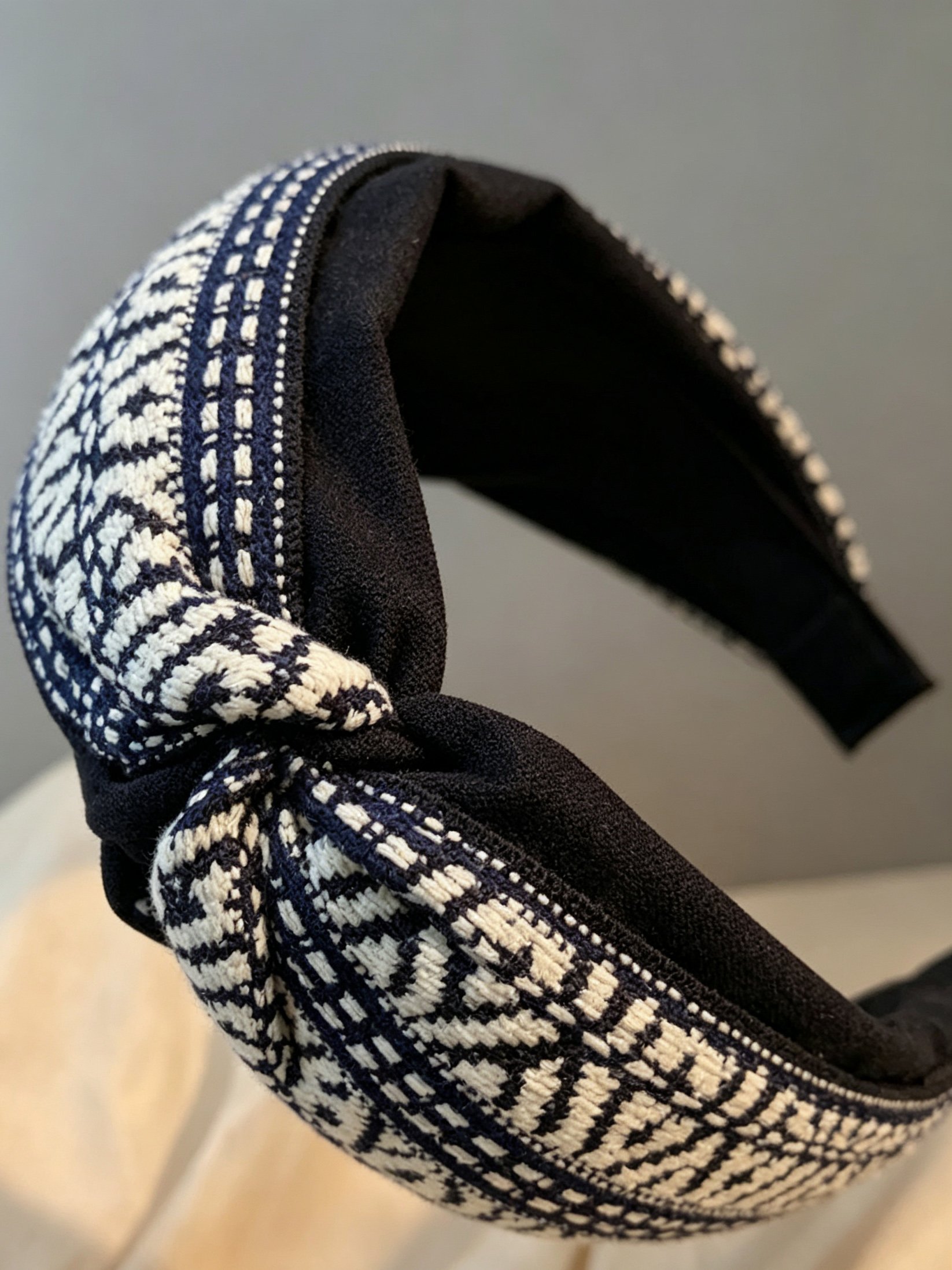 Korean Style Vintage Wide Cross Headband