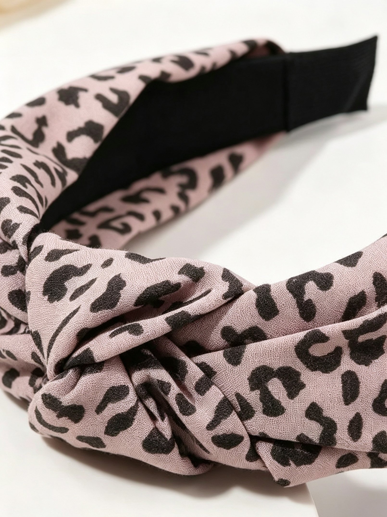Leopard Print Mixed Color Pressed Headband