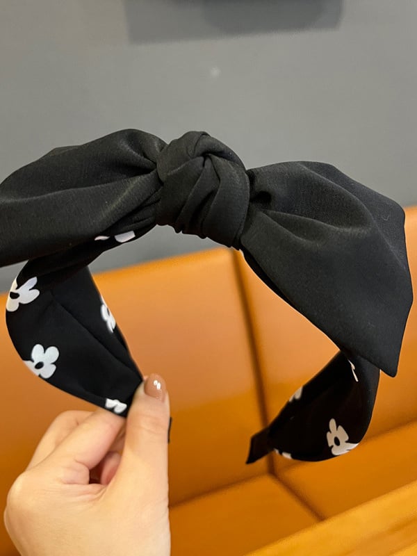 Bow Floral Fashion Headband