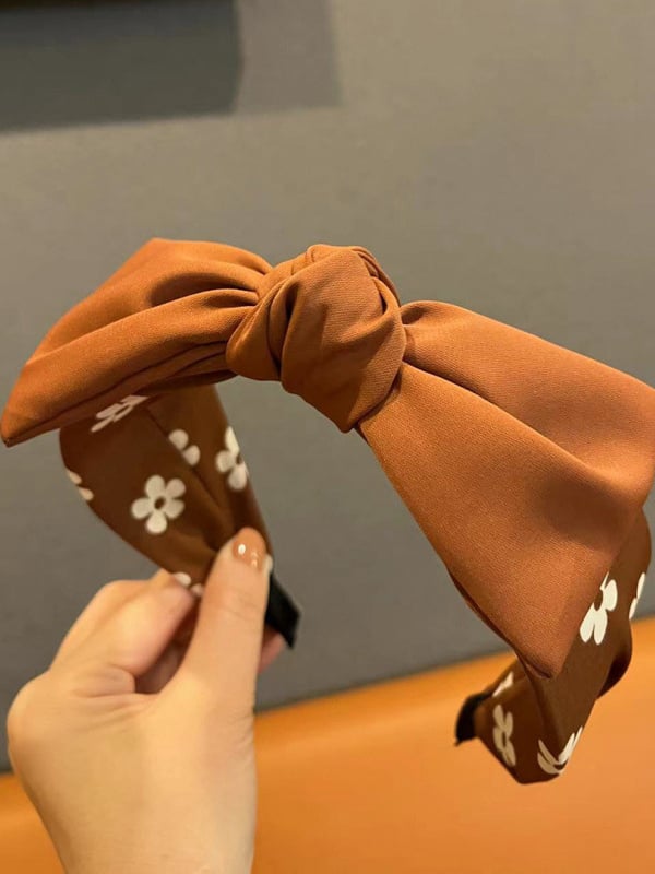 Bow Floral Fashion Headband
