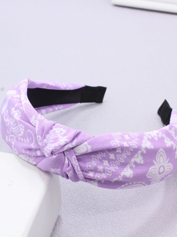 Vintage Knotted Fabric Headband