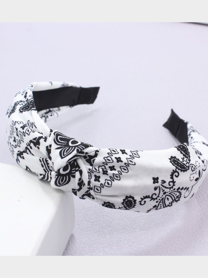Vintage Knotted Fabric Headband
