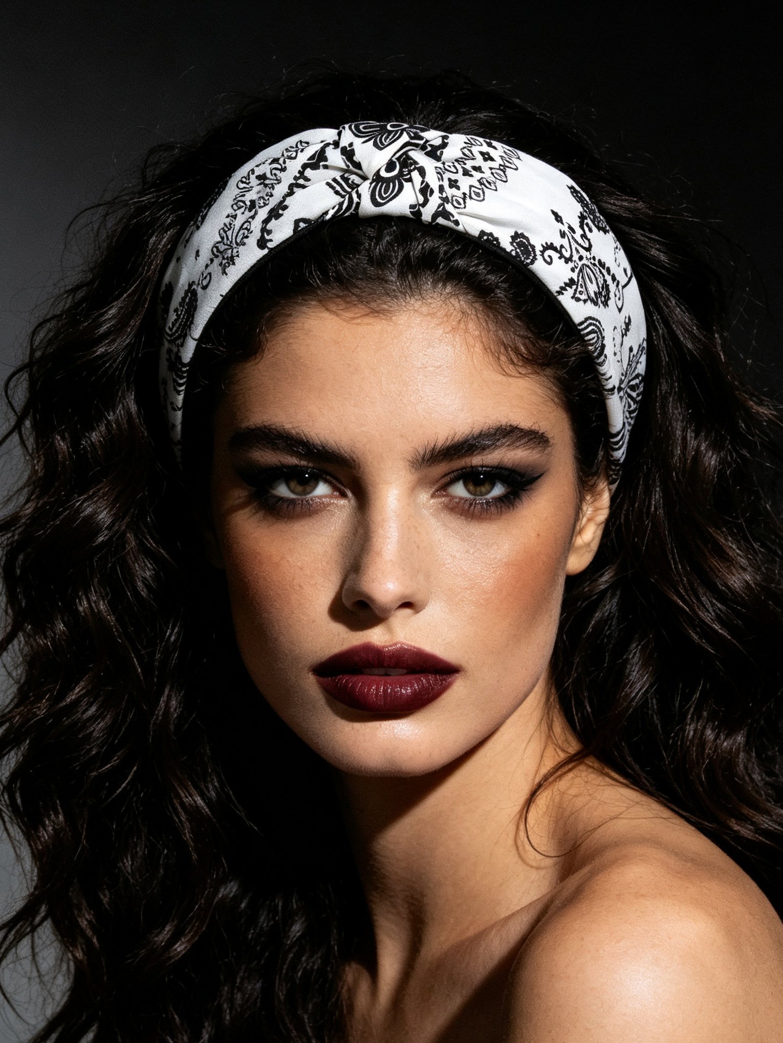 Vintage Knotted Fabric Headband