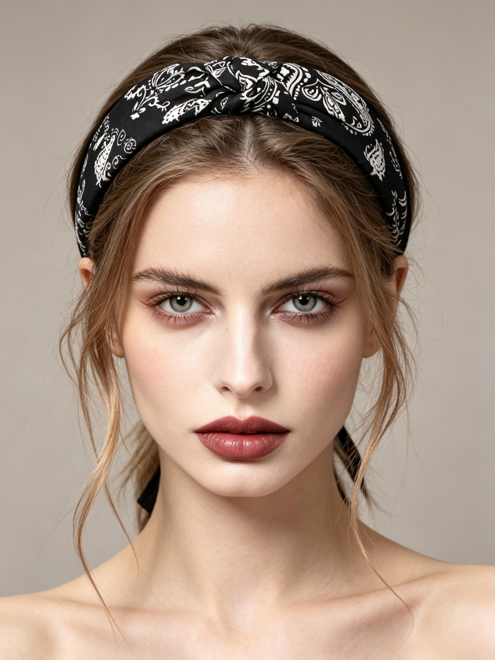 Vintage Knotted Fabric Headband