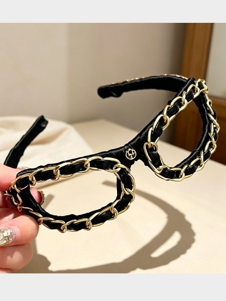 Metal Chain Non‑slip Headband