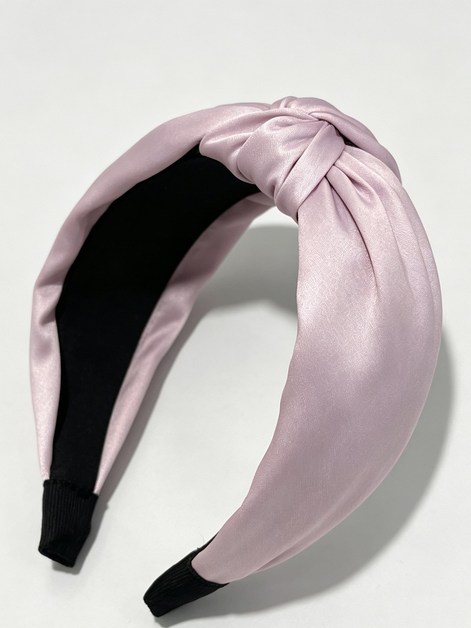 Korean Style Wide Solid Color Knotted Headband