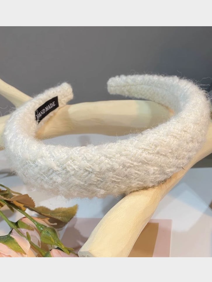 Fleece Solid Color Wide Headband