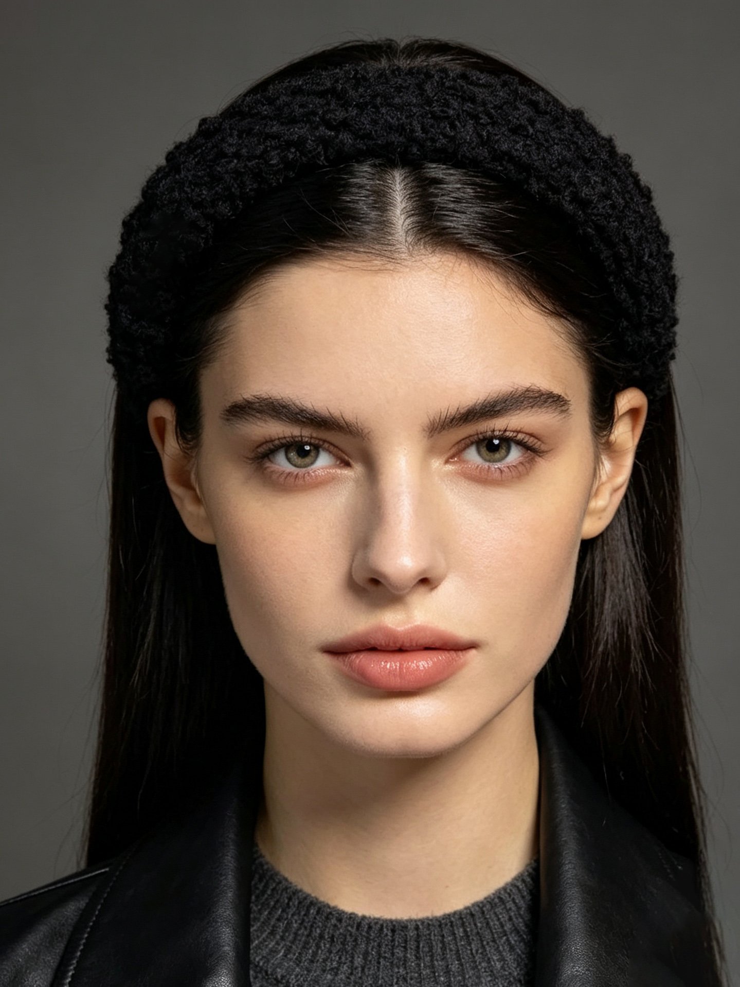 Fleece Solid Color Wide Headband