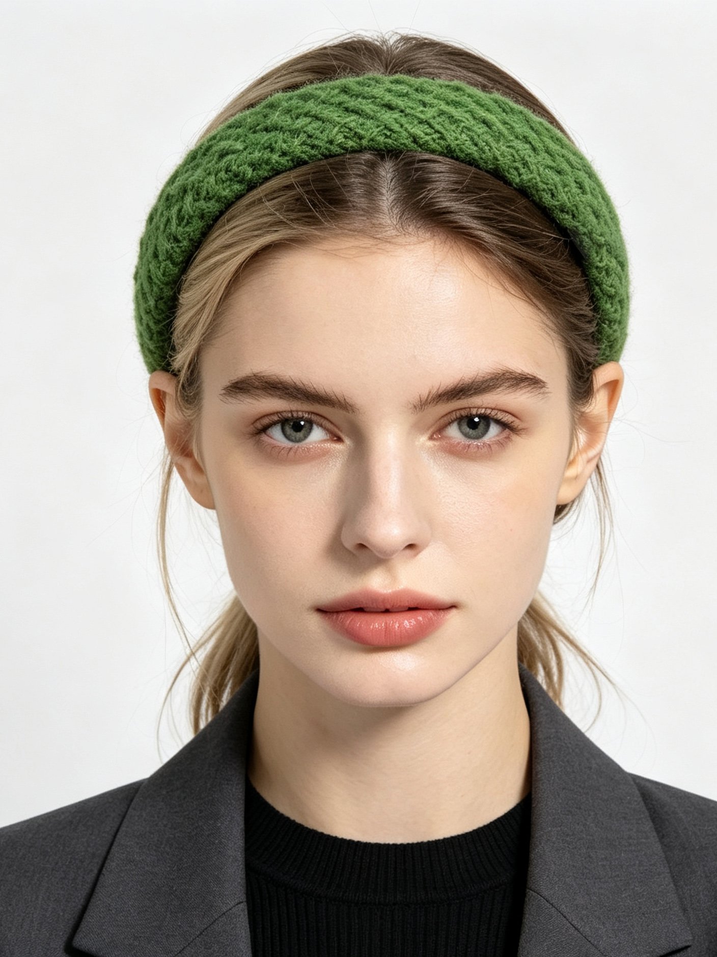 Fleece Solid Color Wide Headband