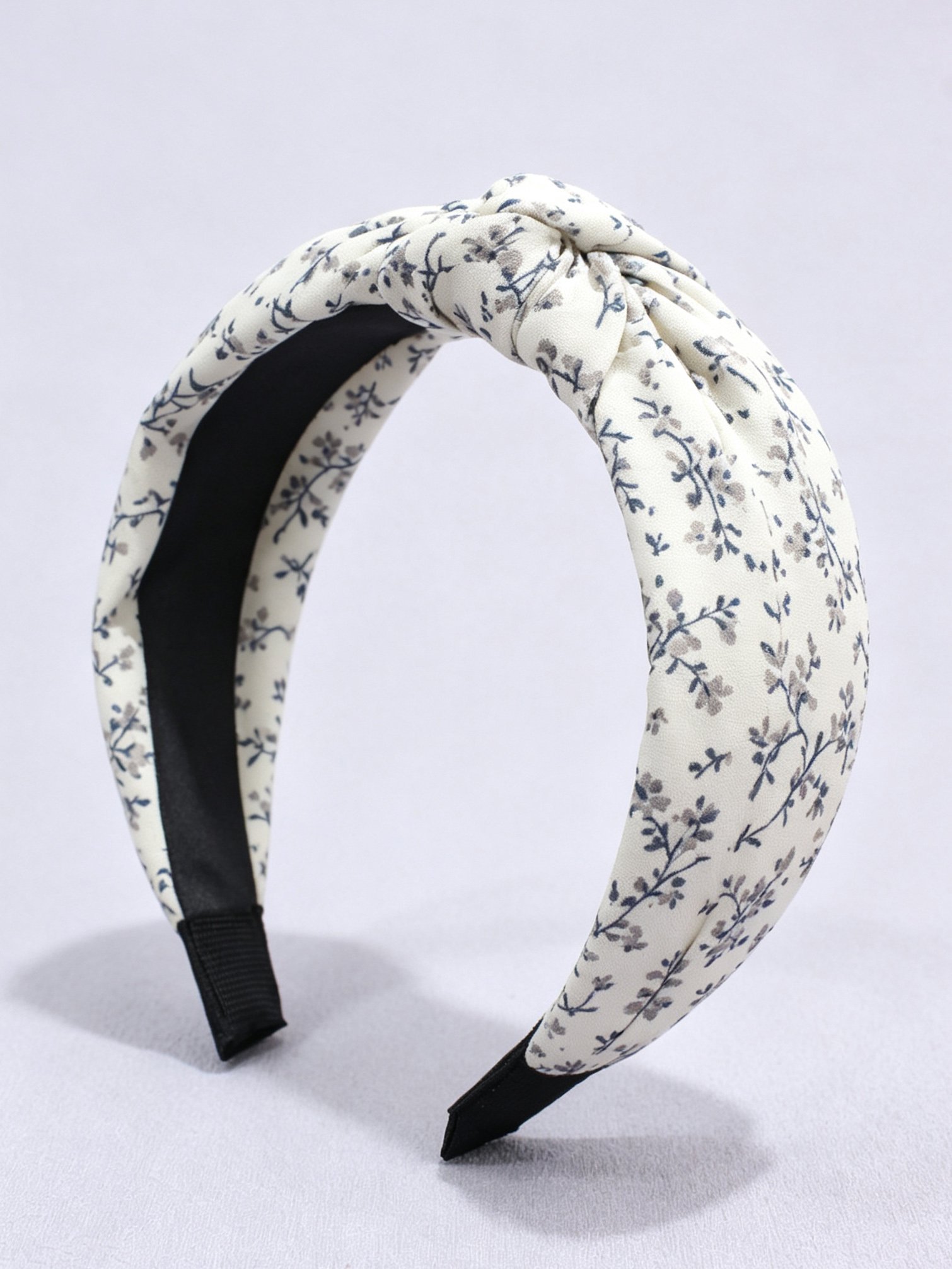 Floral Cross Knotted Headband