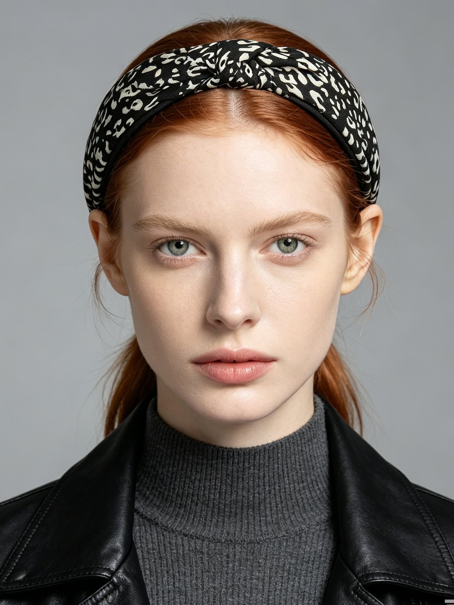 Leopard Print Wide Knotted Headband
