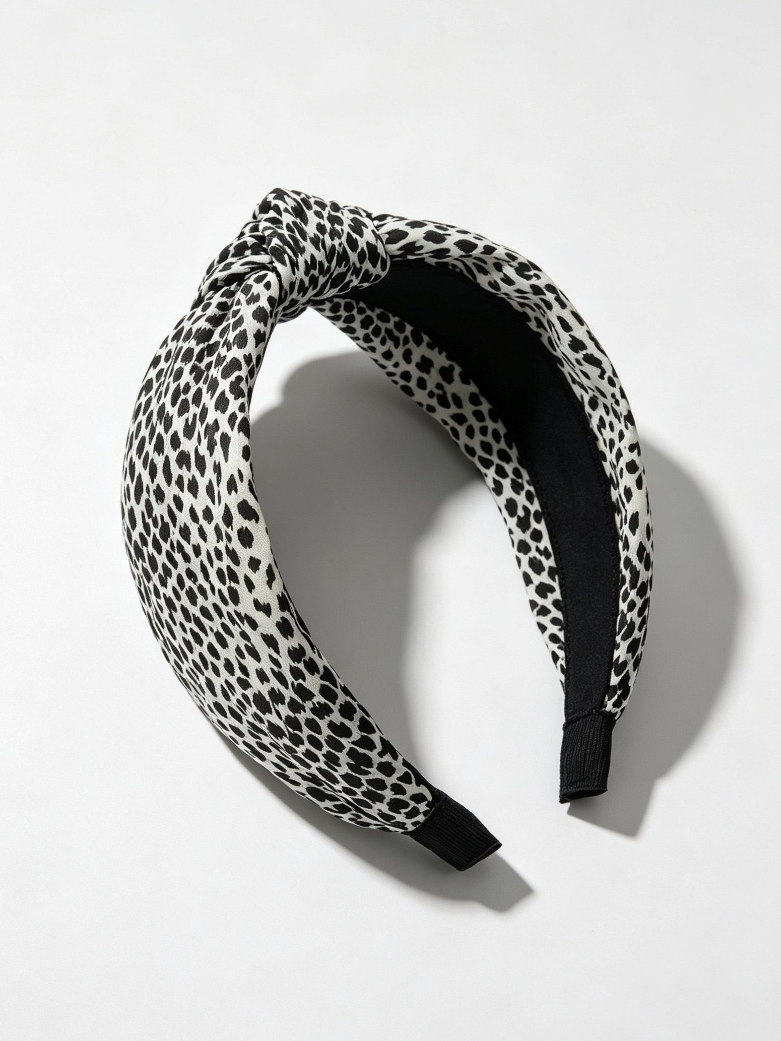 Leopard Print Wide Knotted Headband