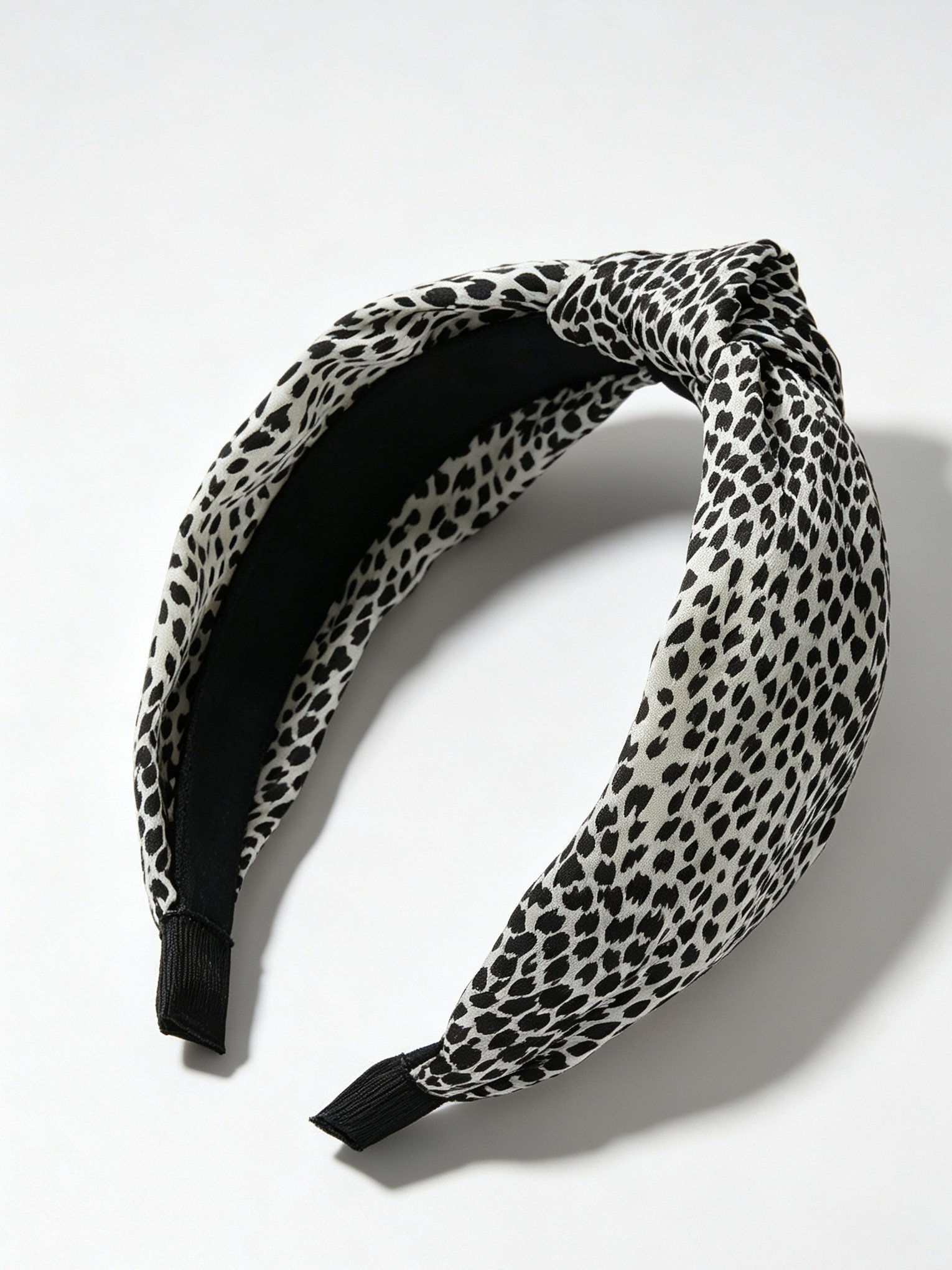 Leopard Print Wide Knotted Headband