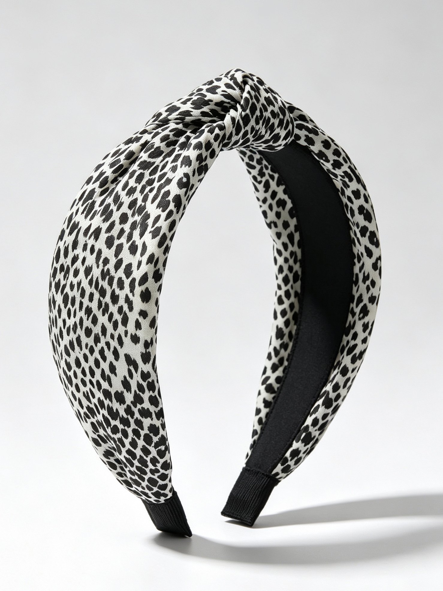 Leopard Print Wide Knotted Headband