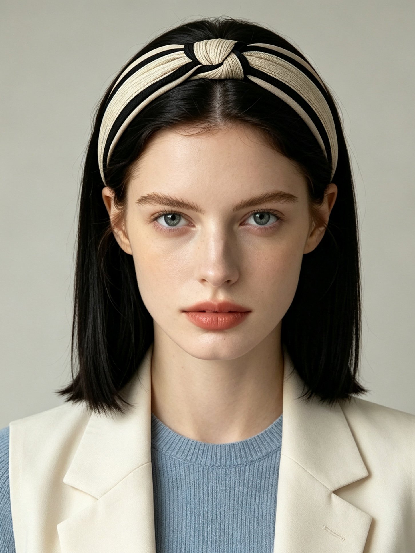 Chanel Style Wide Minimalist Headband