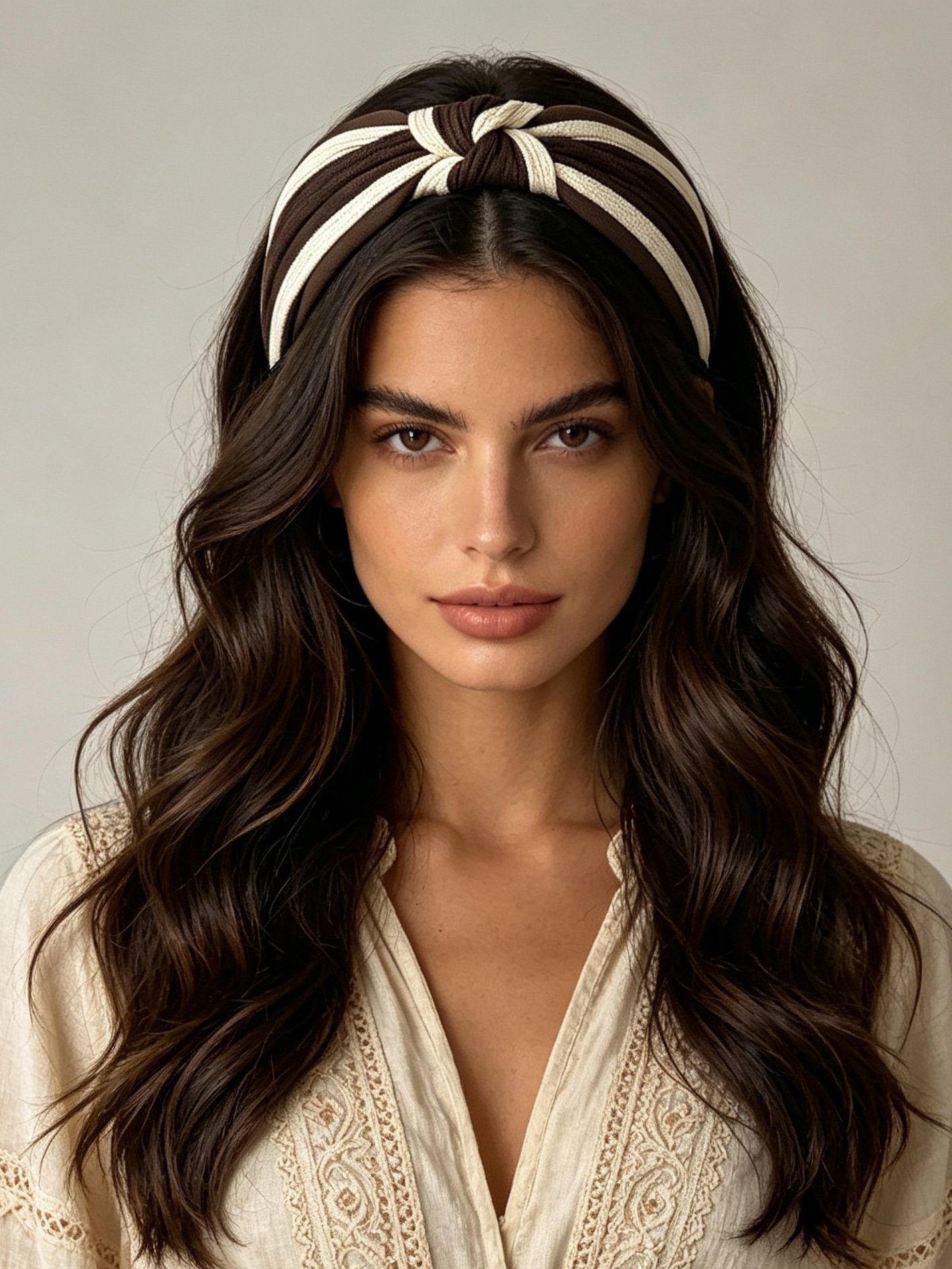 Chanel Style Wide Minimalist Headband
