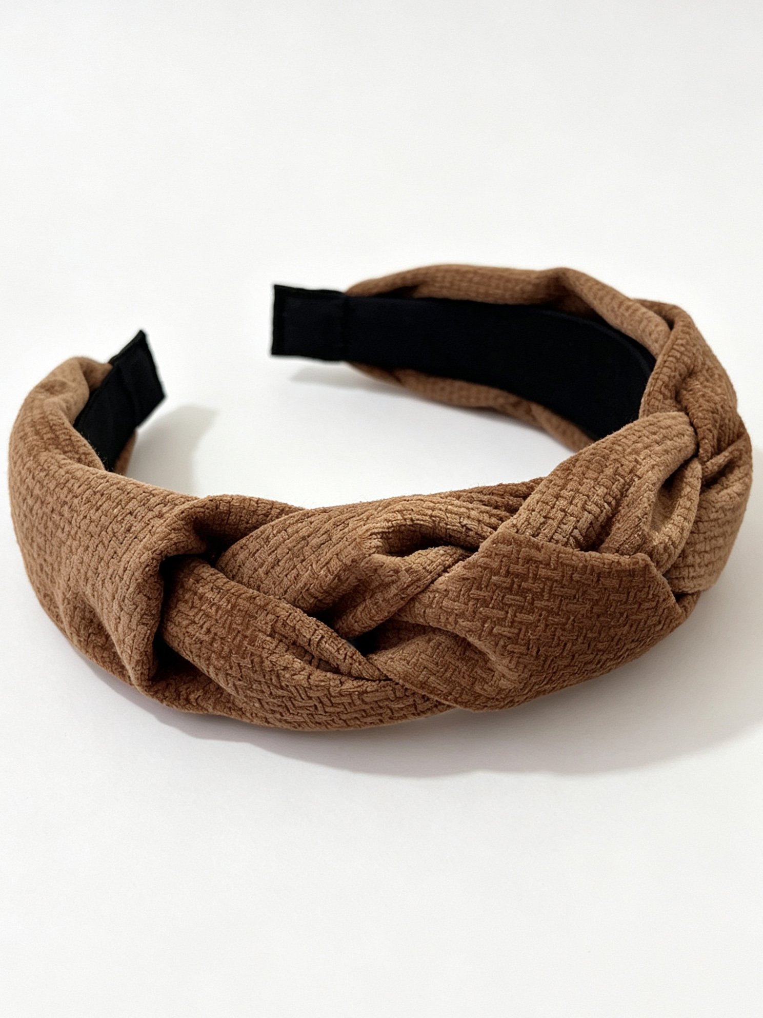Twisted Knotted Solid Color Wide Headband