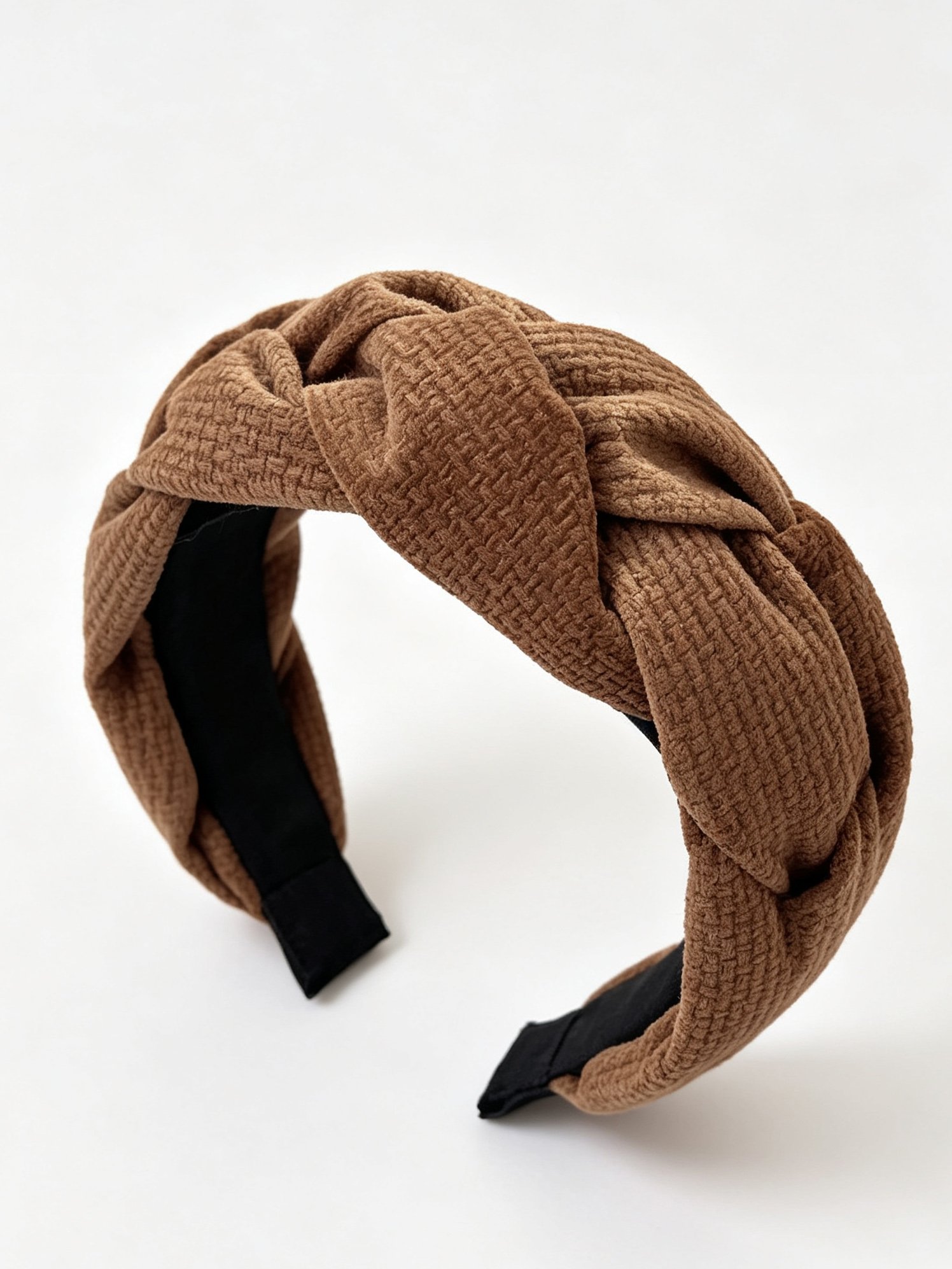 Twisted Knotted Solid Color Wide Headband