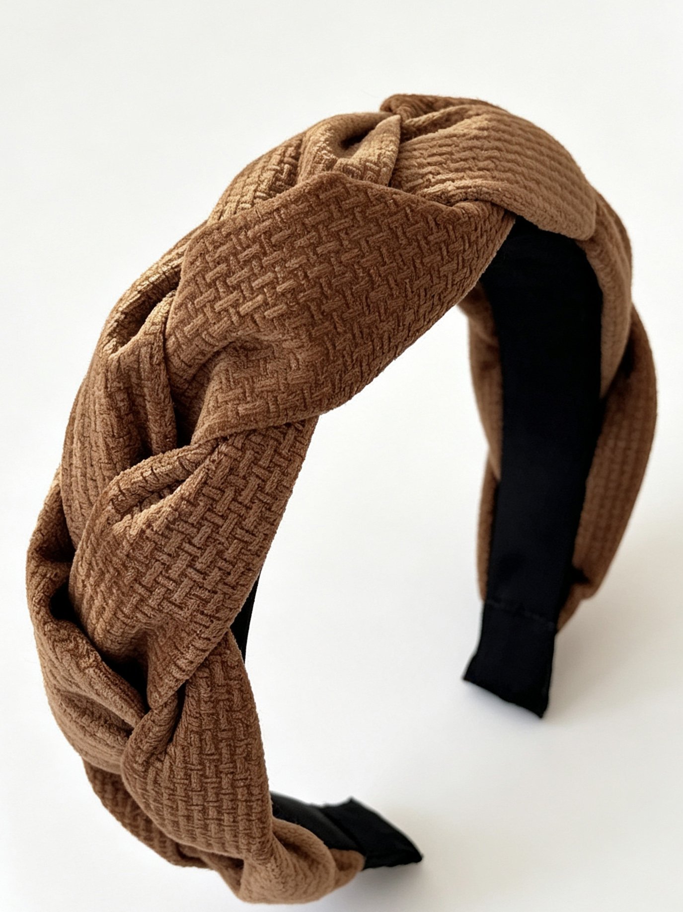 Twisted Knotted Solid Color Wide Headband