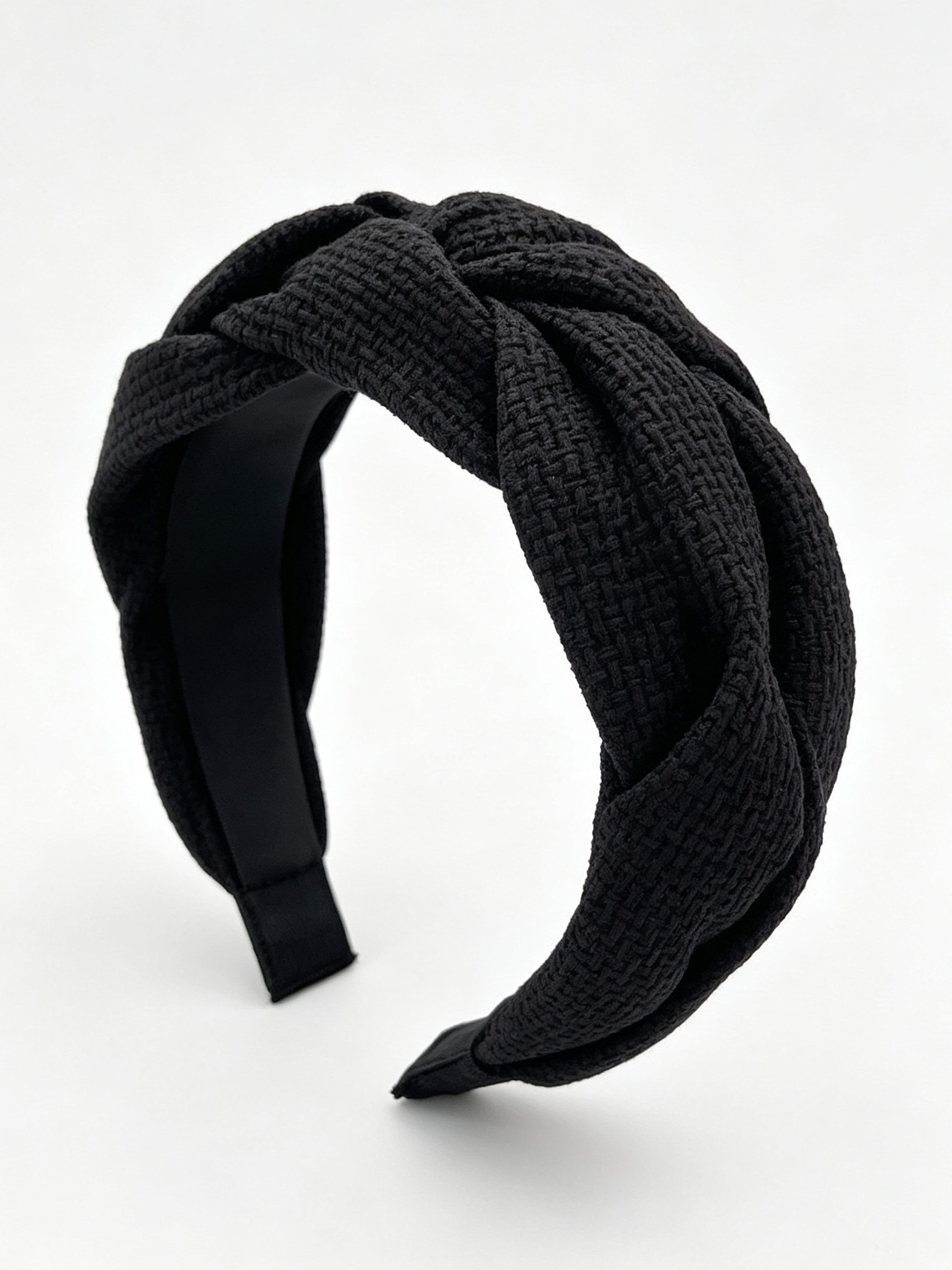 Twisted Knotted Solid Color Wide Headband