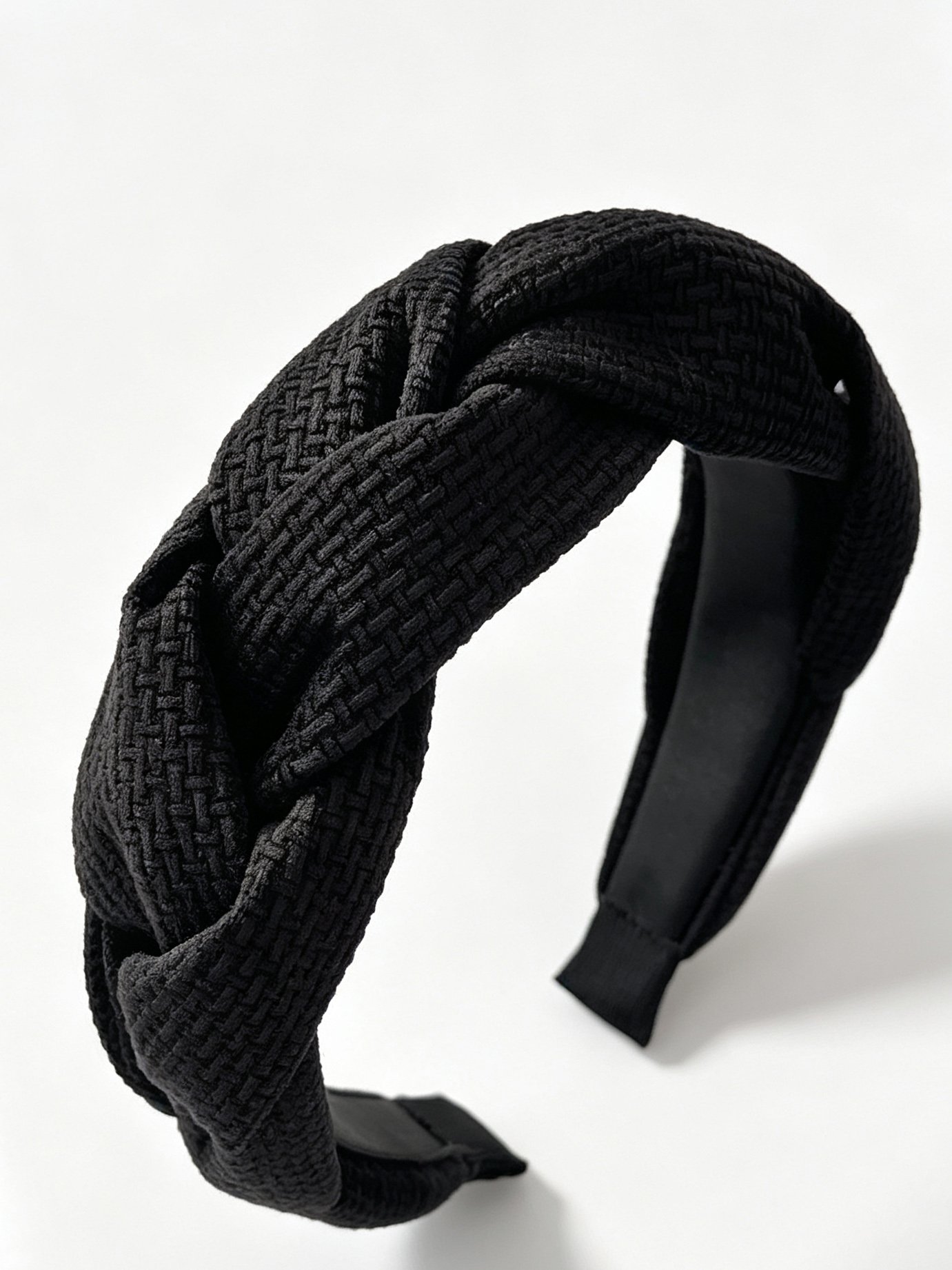 Twisted Knotted Solid Color Wide Headband