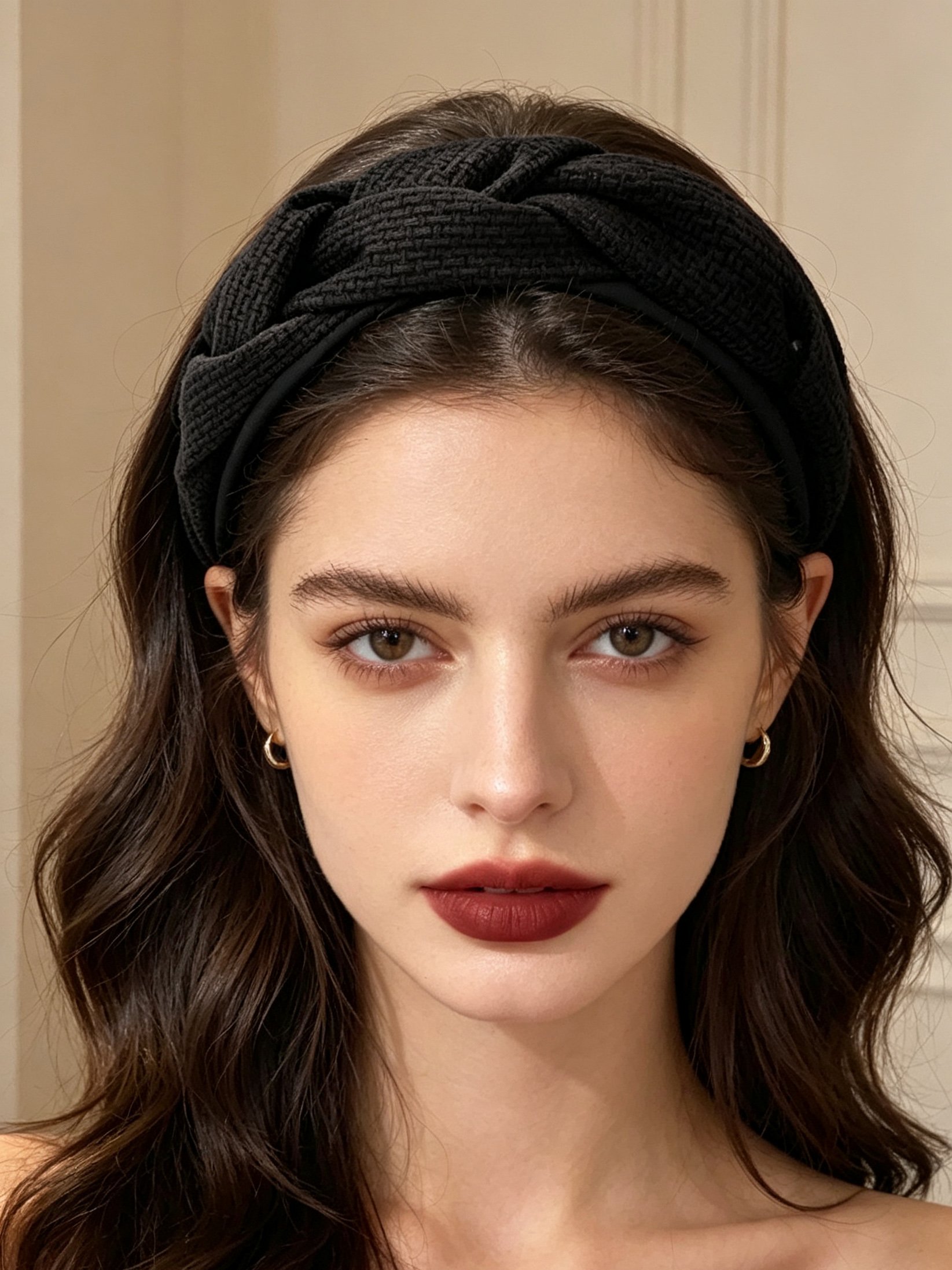 Twisted Knotted Solid Color Wide Headband