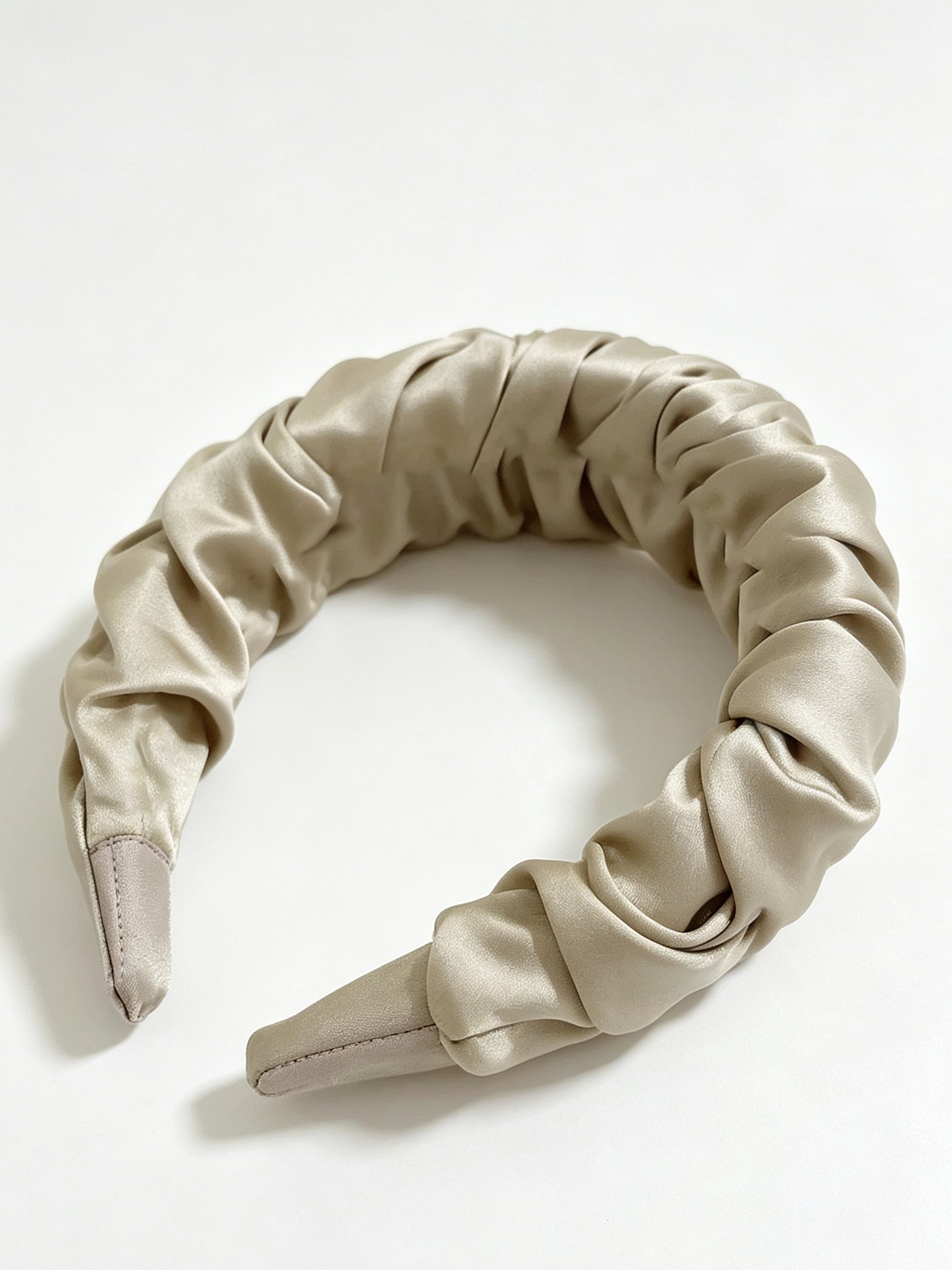 Ruched Satin Headband