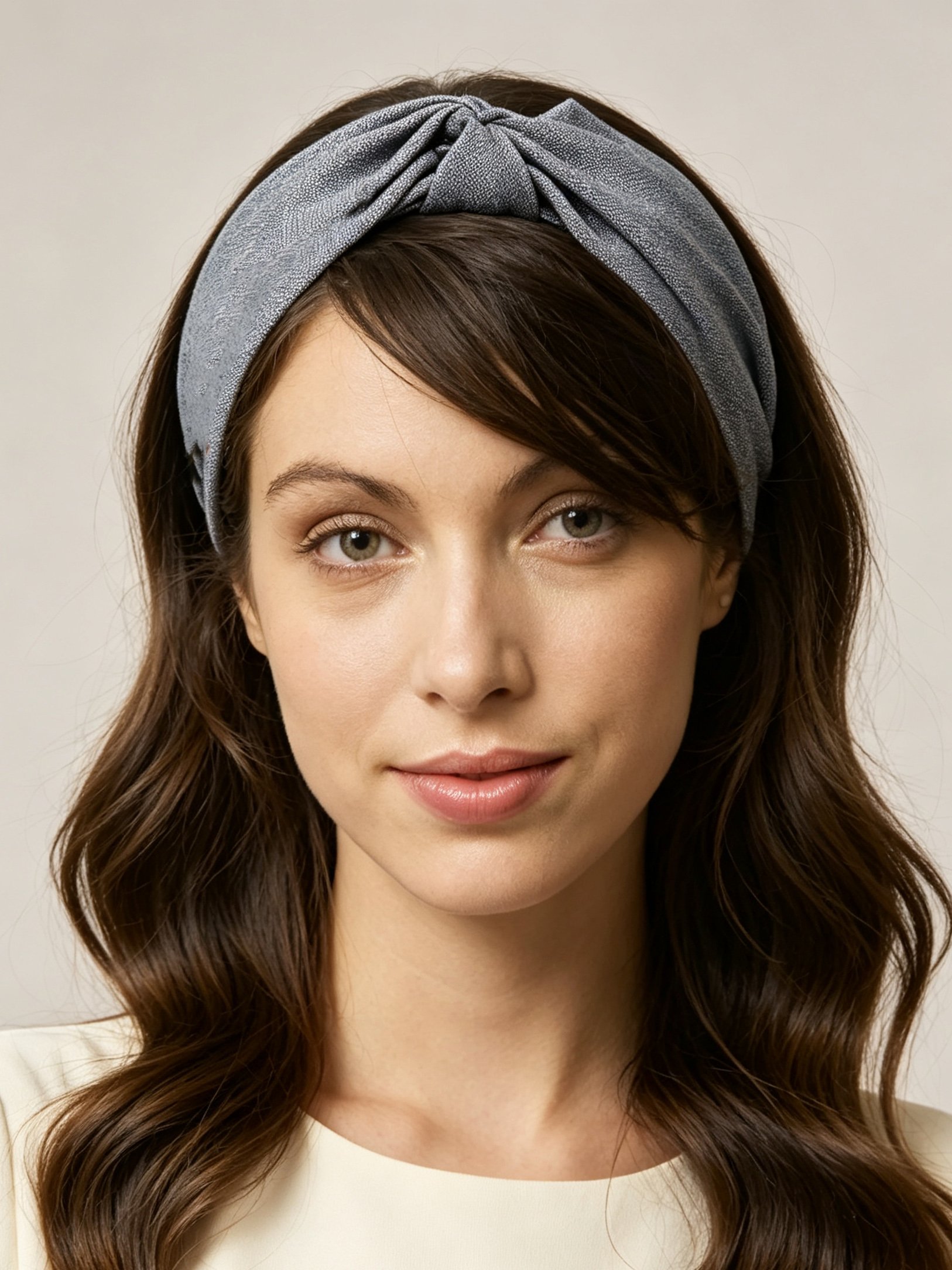Fabric Cross Wide Solid Color Headband