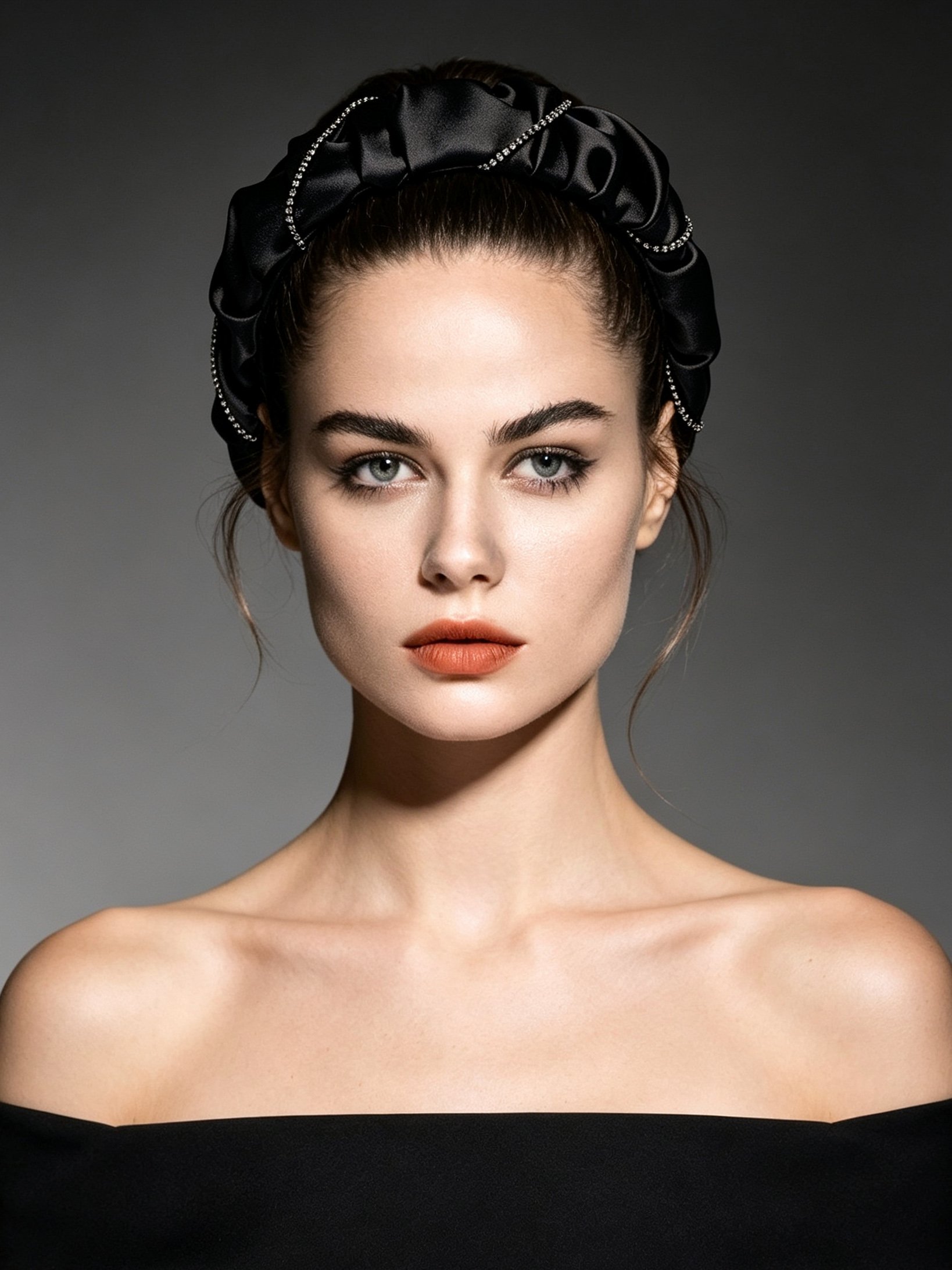 Pleated Wide Fabric Headband
