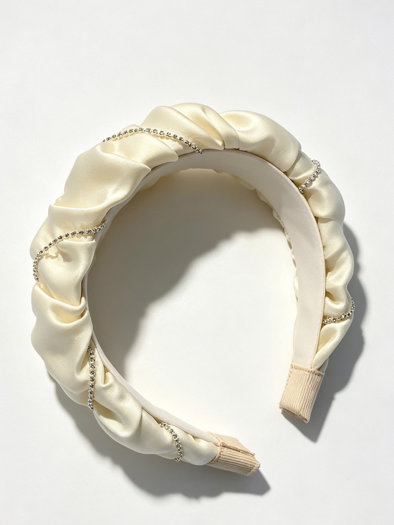 Pleated Wide Fabric Headband