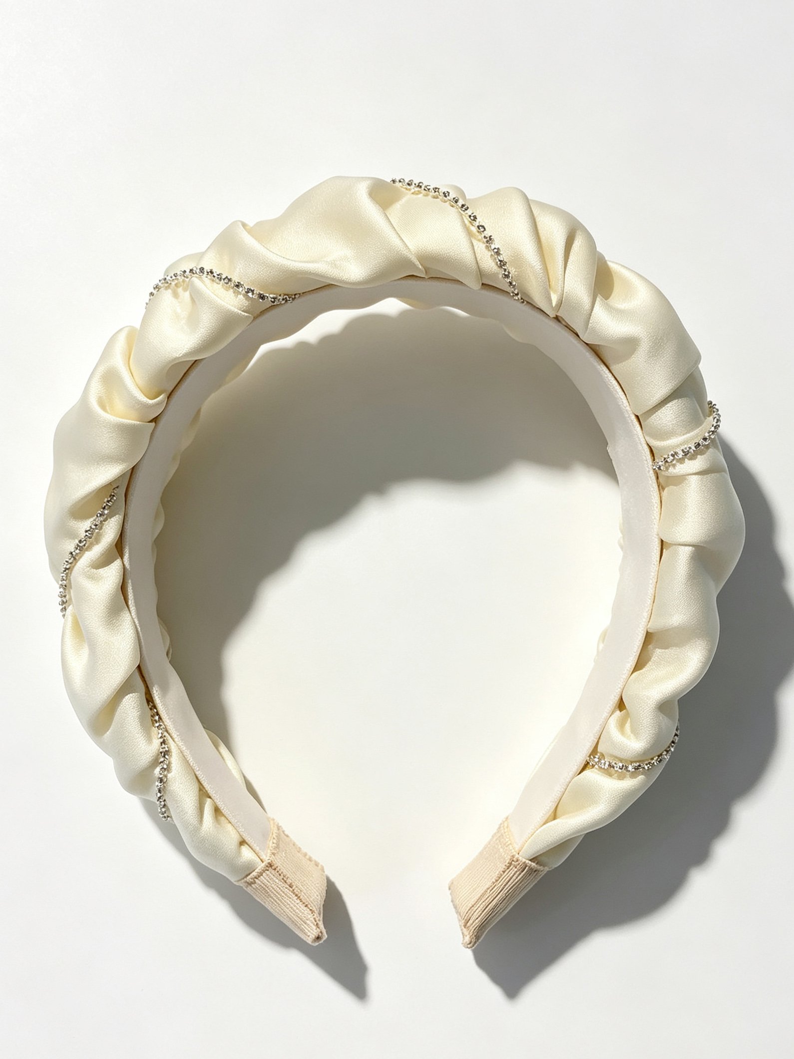 Pleated Wide Fabric Headband