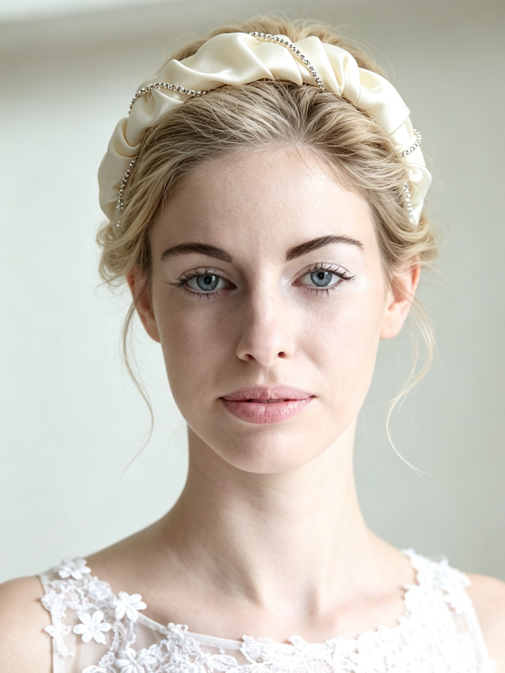 Pleated Wide Fabric Headband