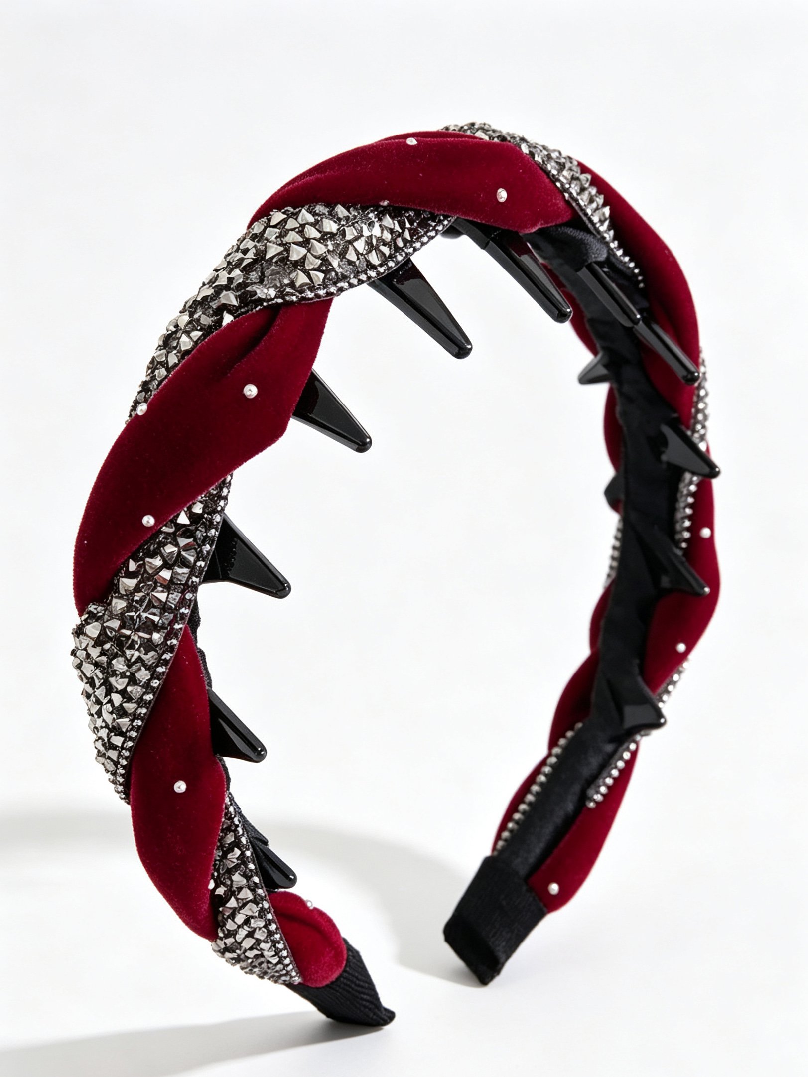 Starry Rhinestone Toothed Non-slip Headband