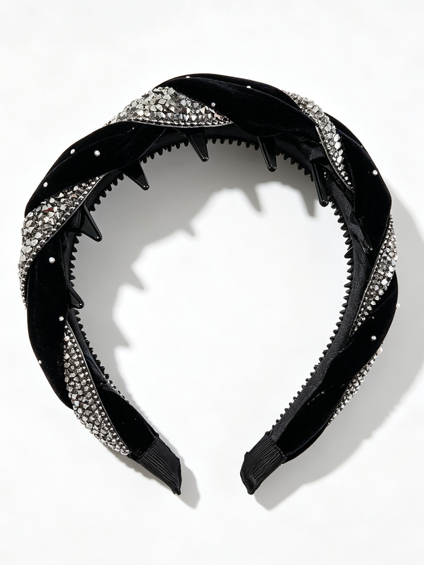 Starry Rhinestone Toothed Non-slip Headband