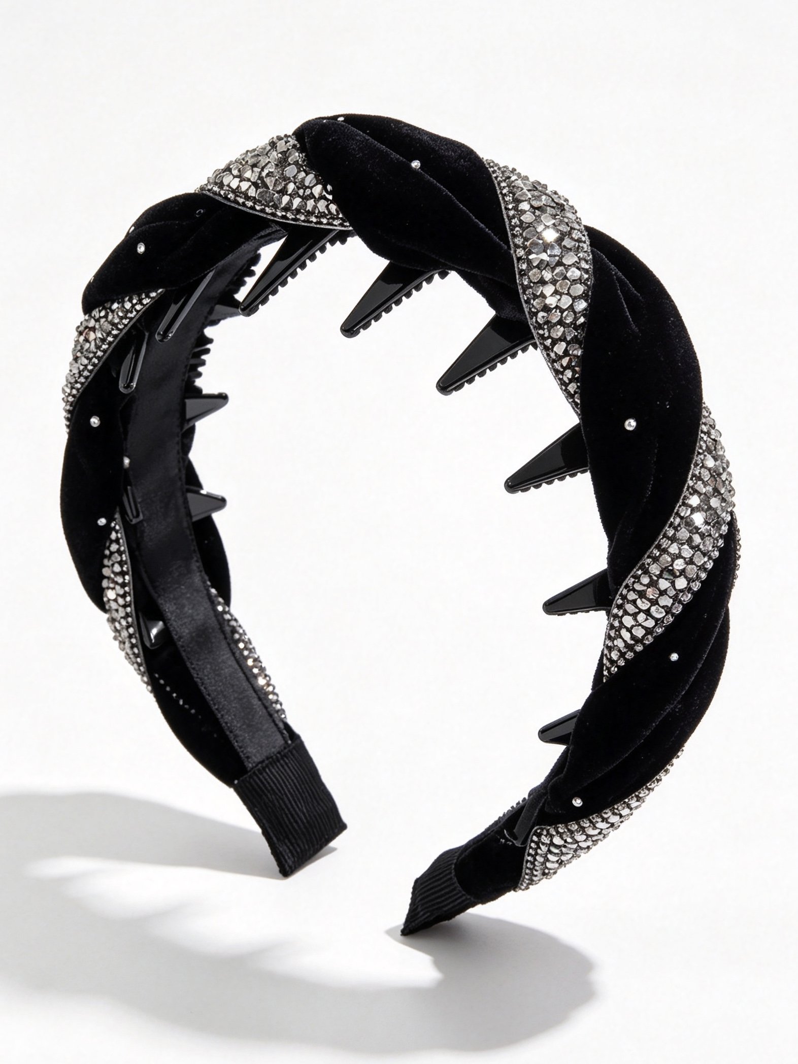 Starry Rhinestone Toothed Non-slip Headband