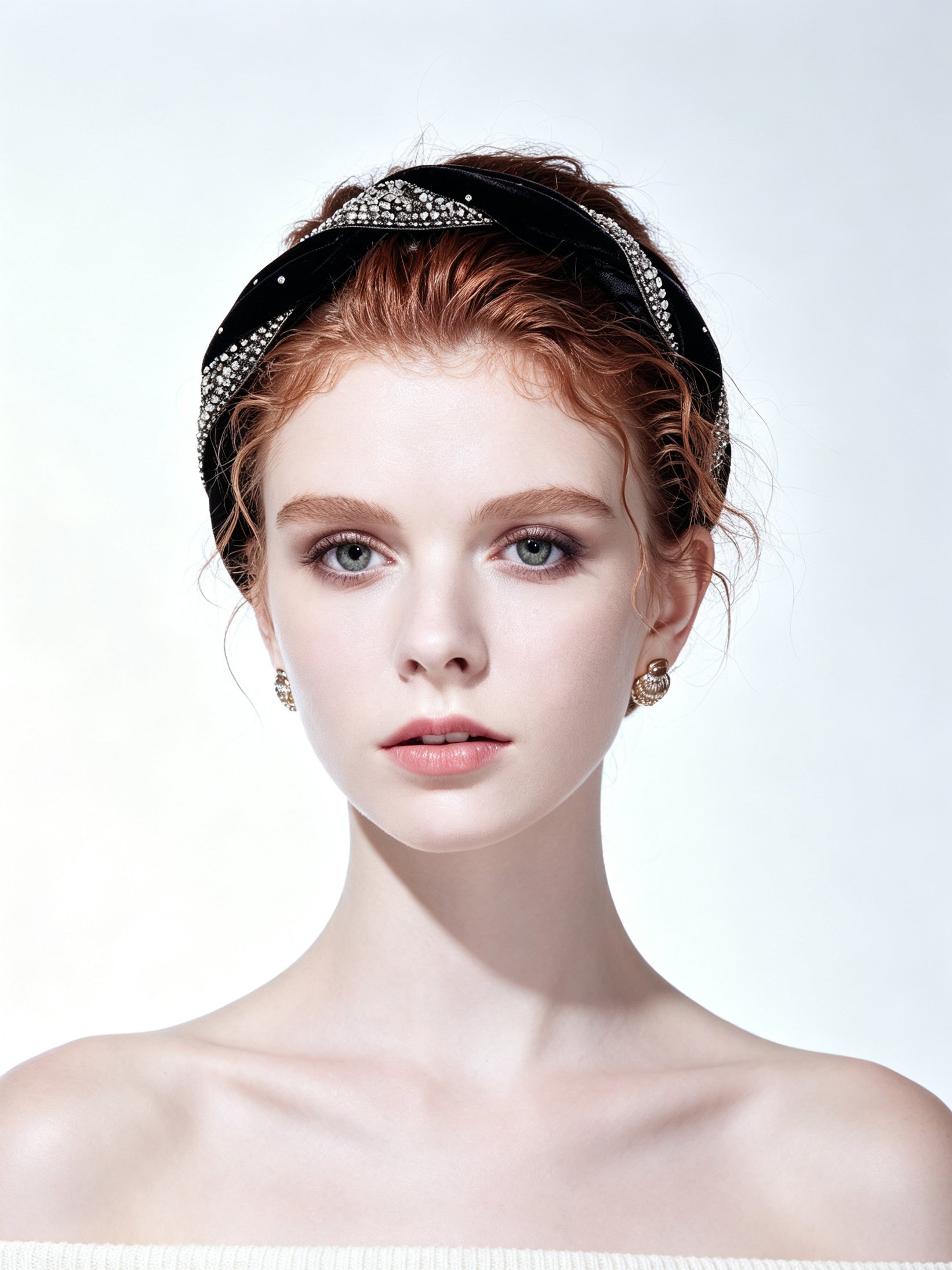Starry Rhinestone Toothed Non-slip Headband