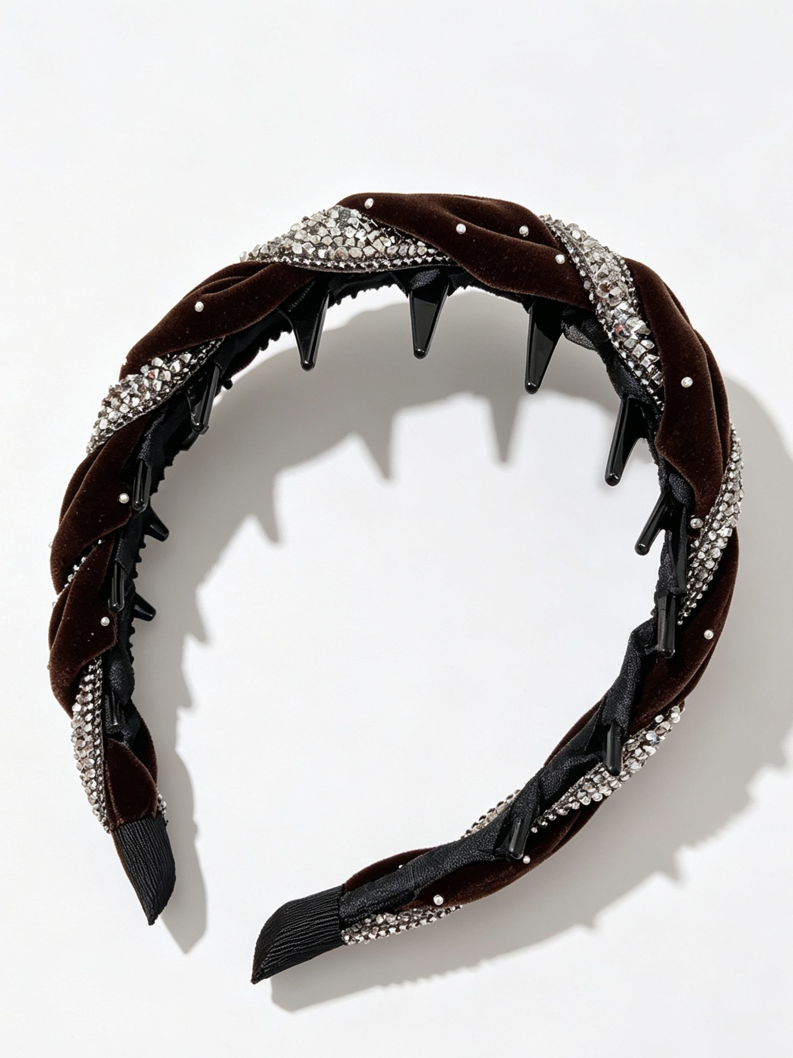 Starry Rhinestone Toothed Non-slip Headband